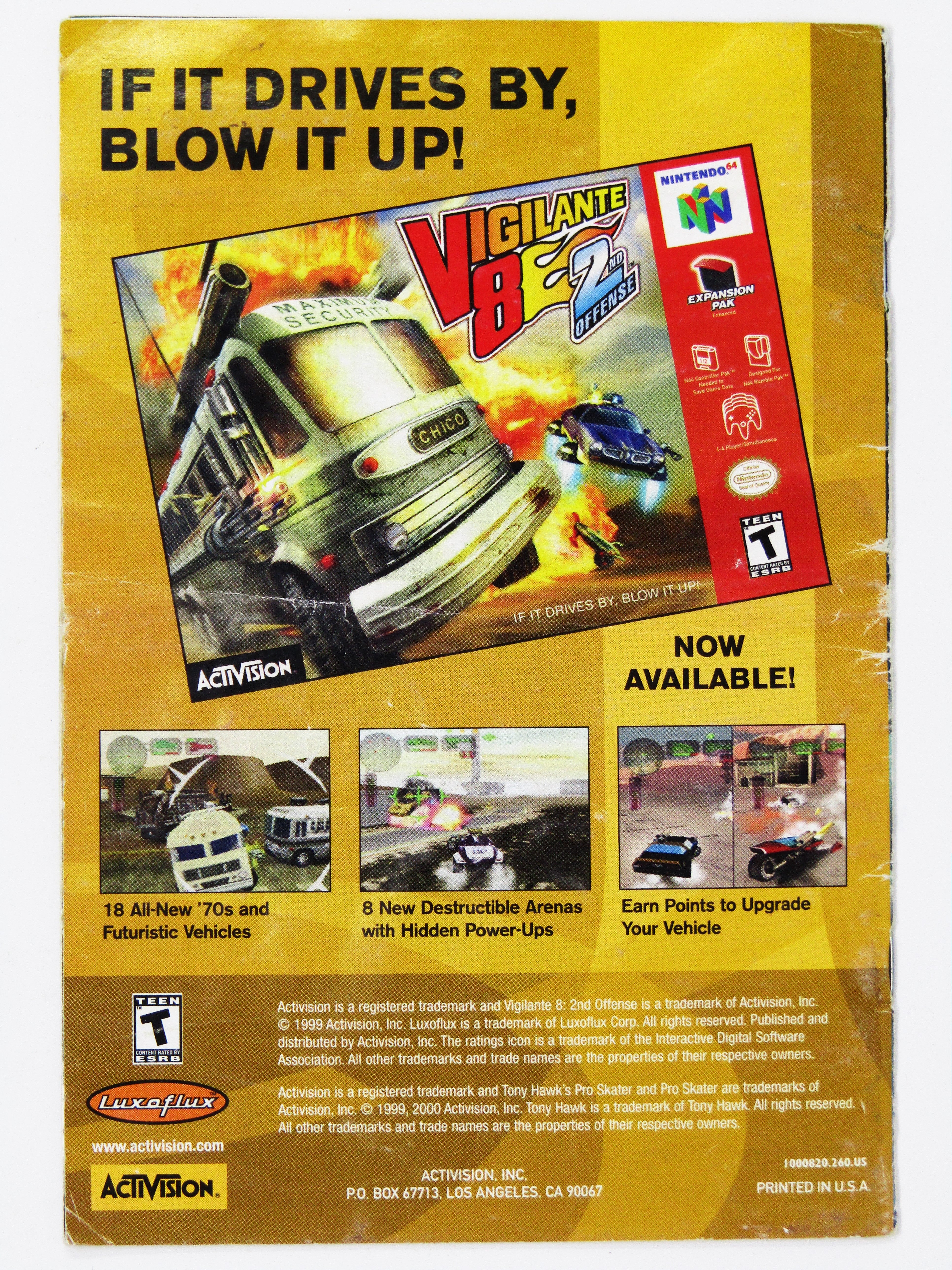 Tony Hawk [Manual] (Nintendo 64 / N64) - Image 4