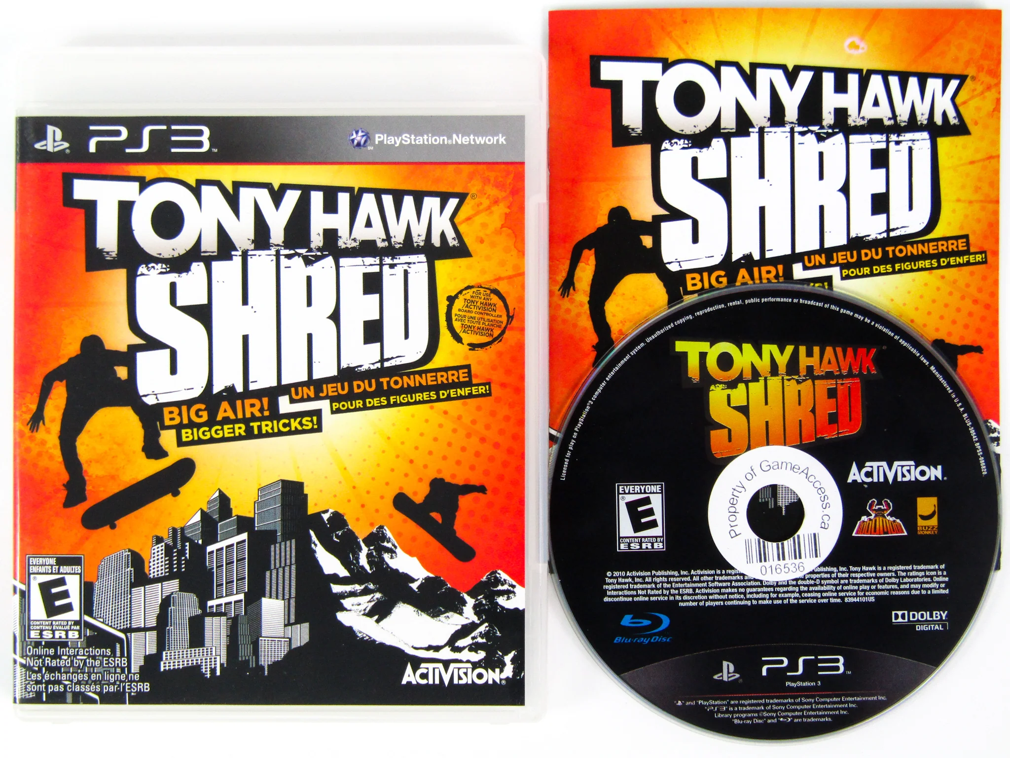 Tony Hawk: Shred (PlayStation 3 / PS3) - Image 2