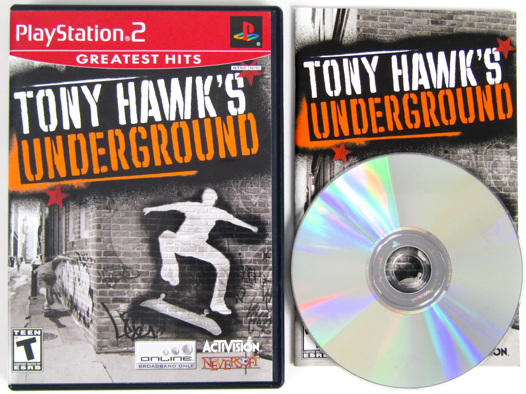Tony Hawk Underground [Greatest Hits] (PlayStation 2 / PS2)