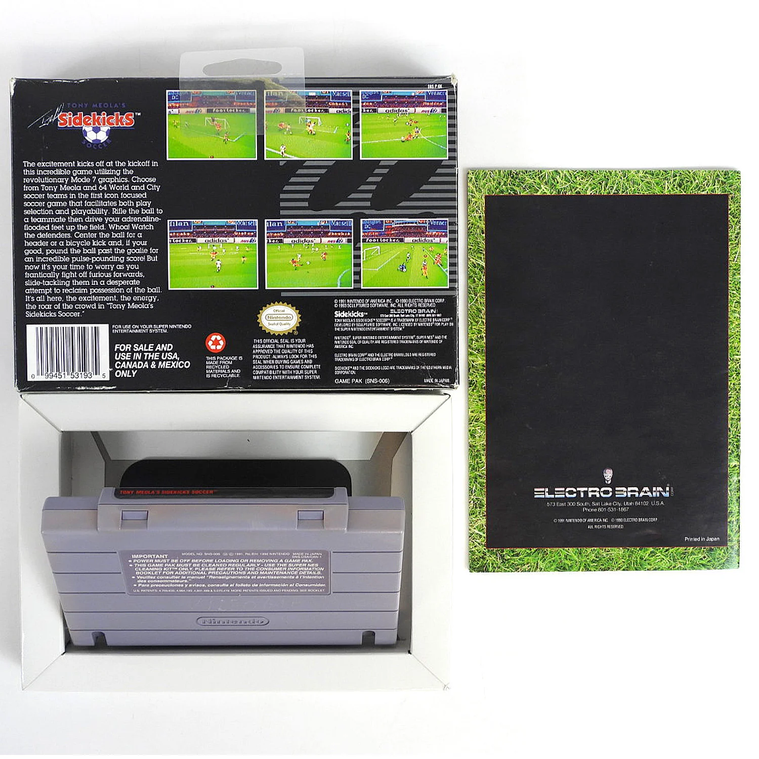 Tony Meola's Sidekicks Soccer (Super Nintendo / SNES) - Image 2
