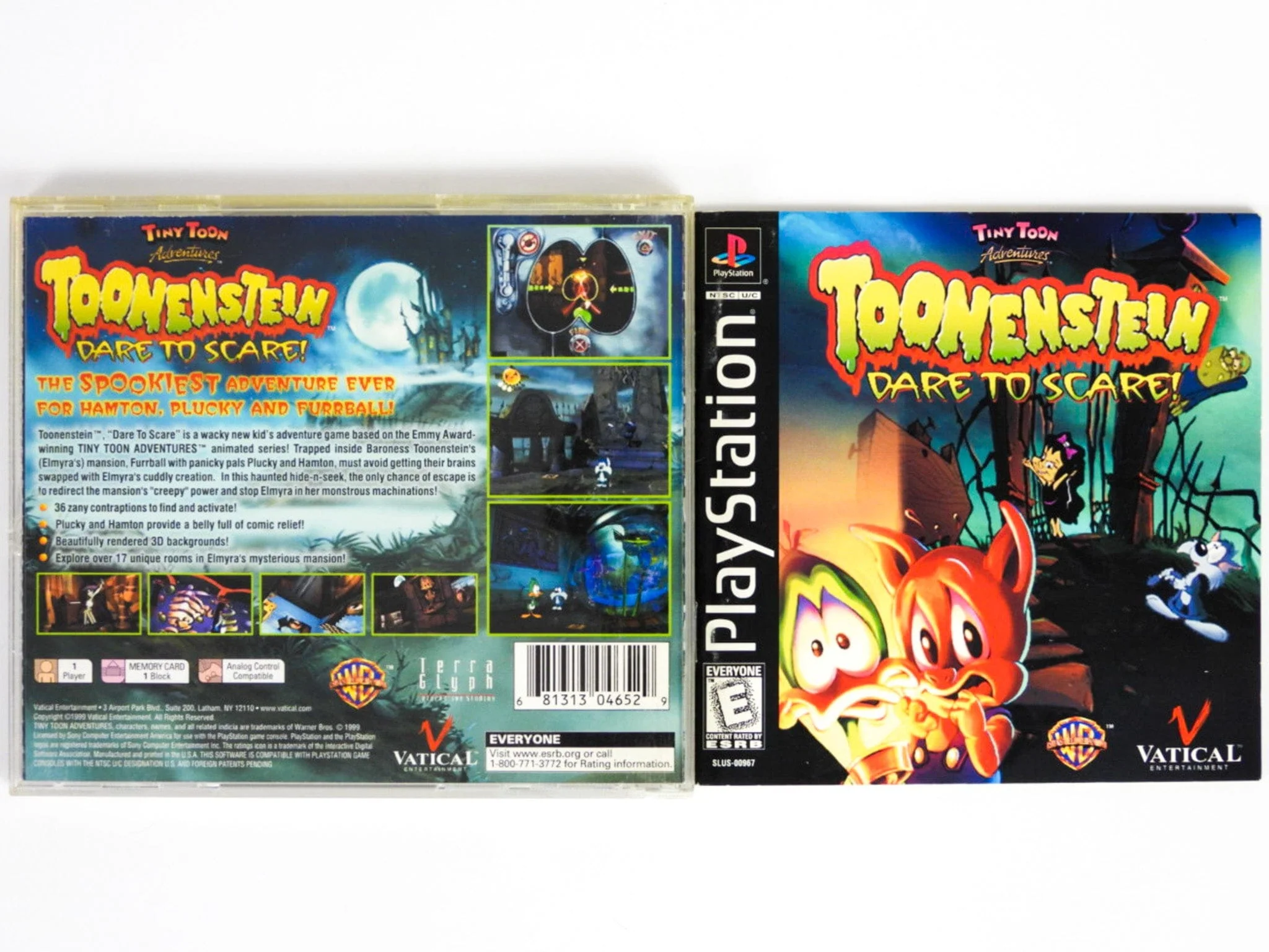 Toonenstein Dare To Scare (PlayStation / PS1) - Image 2
