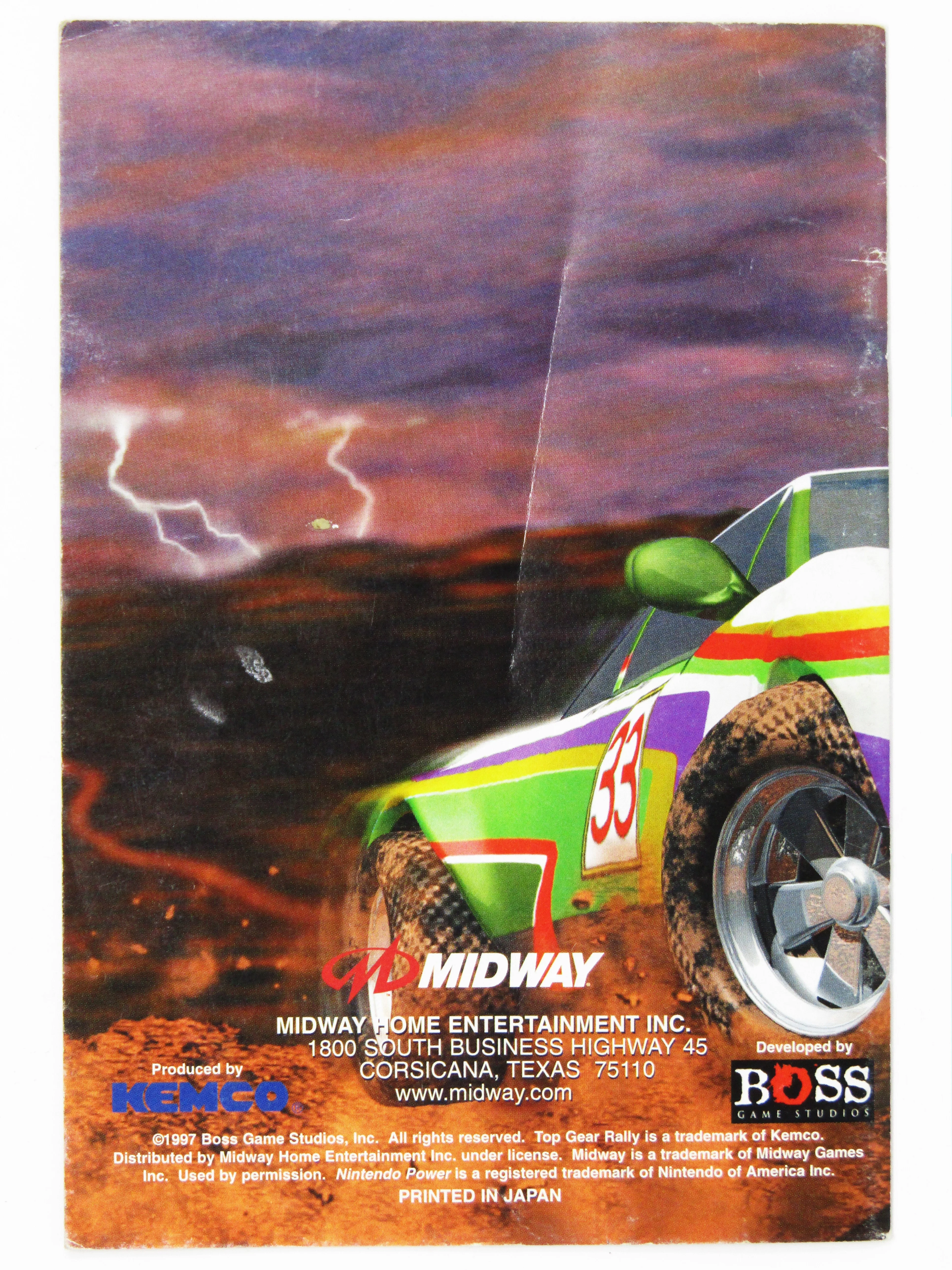 Top Gear Rally [Manual] (Nintendo 64 / N64) - Image 4