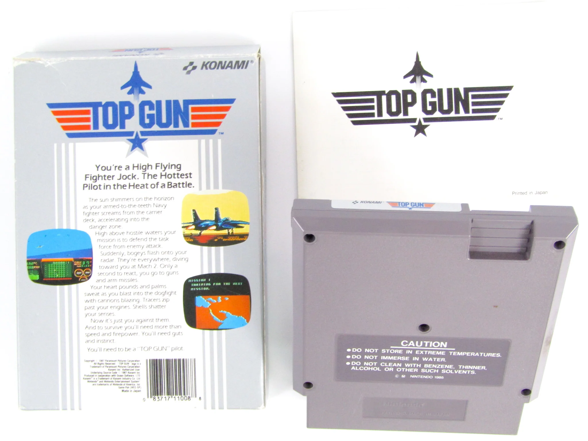 Top Gun [5 Screw] (Nintendo / NES) - Image 2