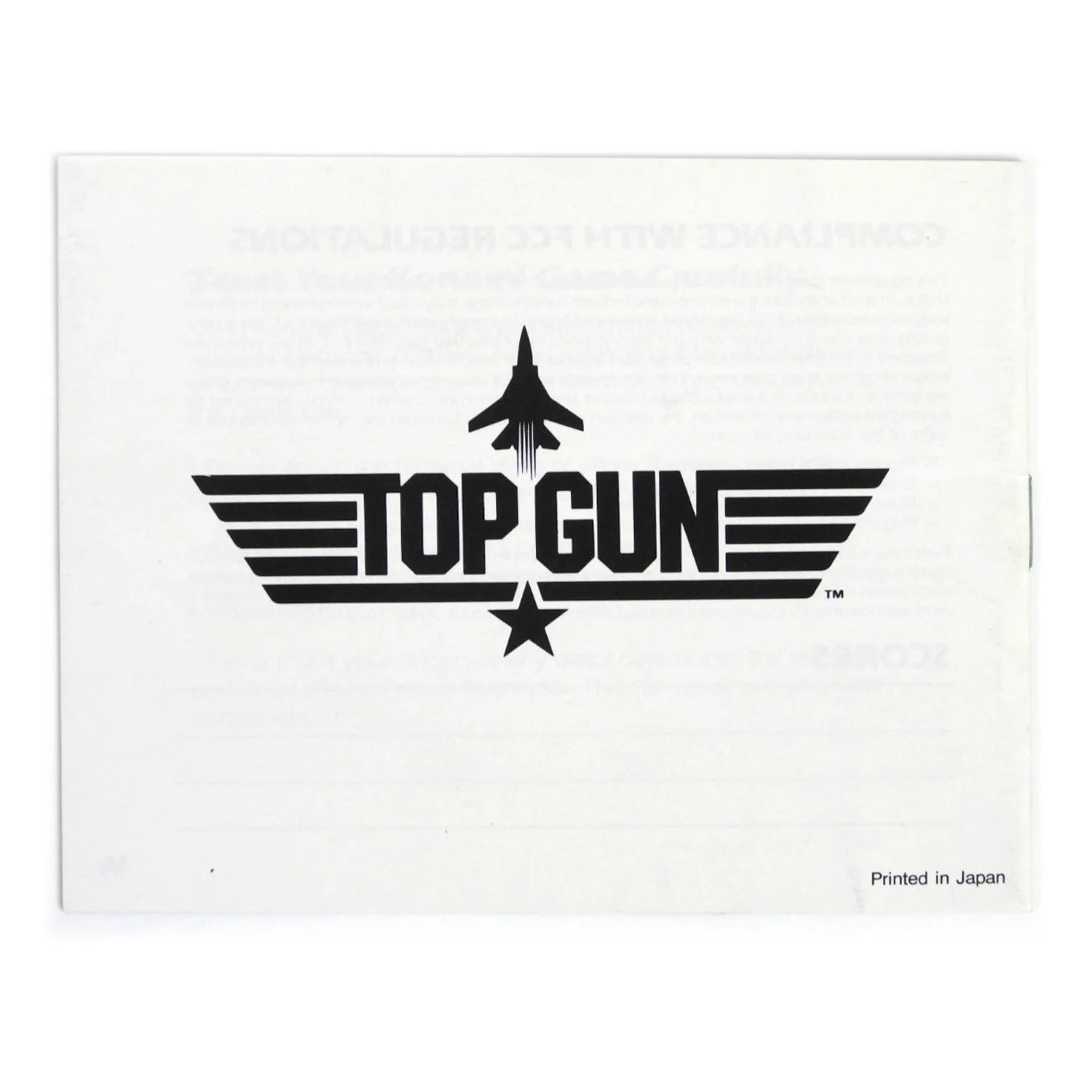Top Gun [Manual] (Nintendo / NES) - Image 2