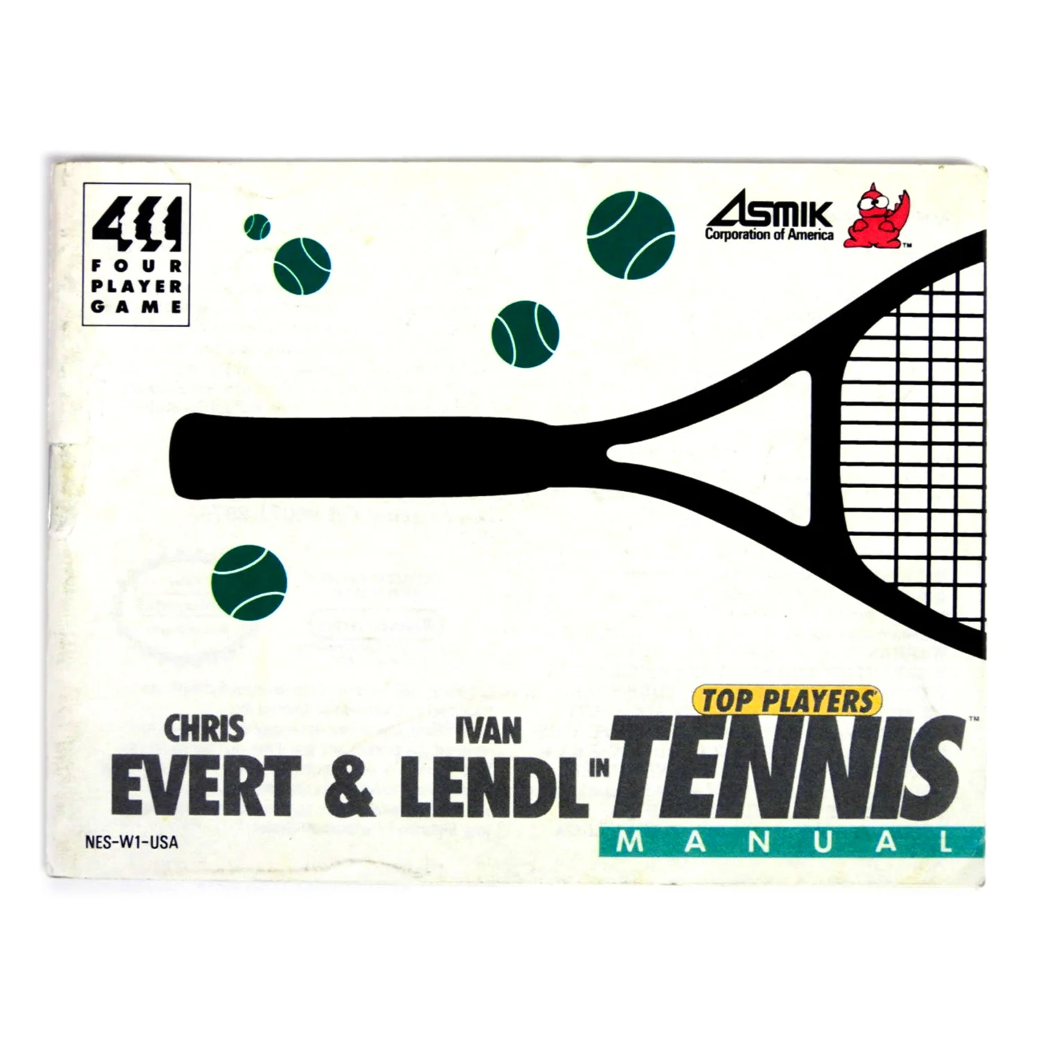 Top Players Tennis [Manual] (Nintendo / NES) - Image 3