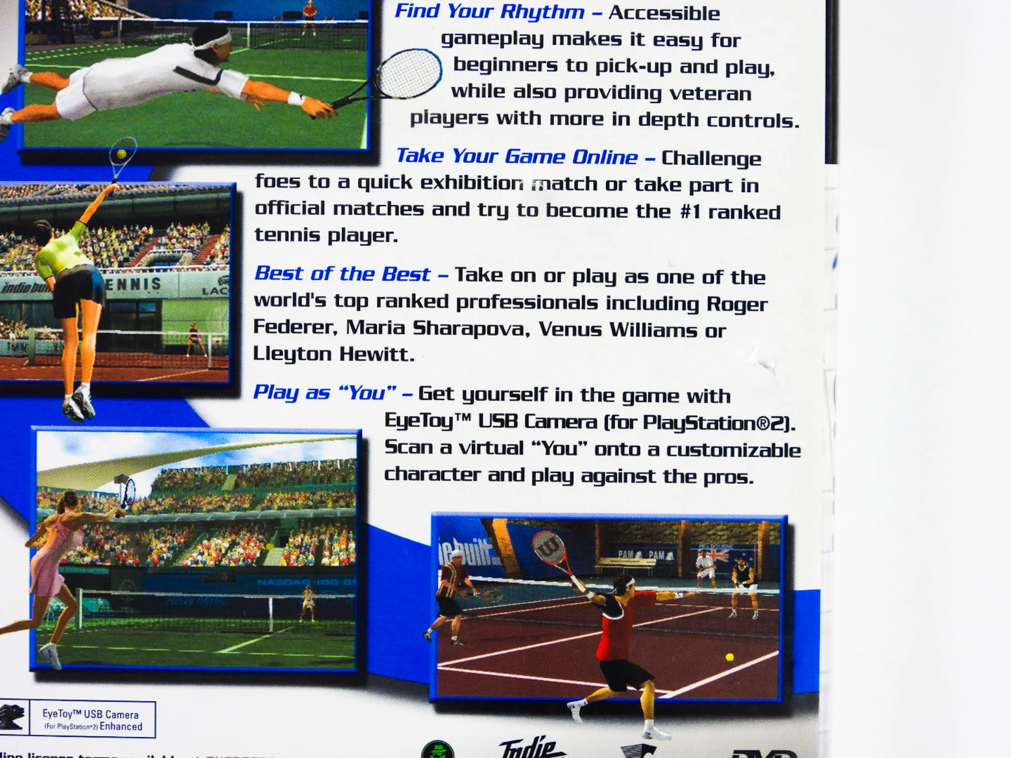 Top Spin (PlayStation 2 / PS2) - Image 2