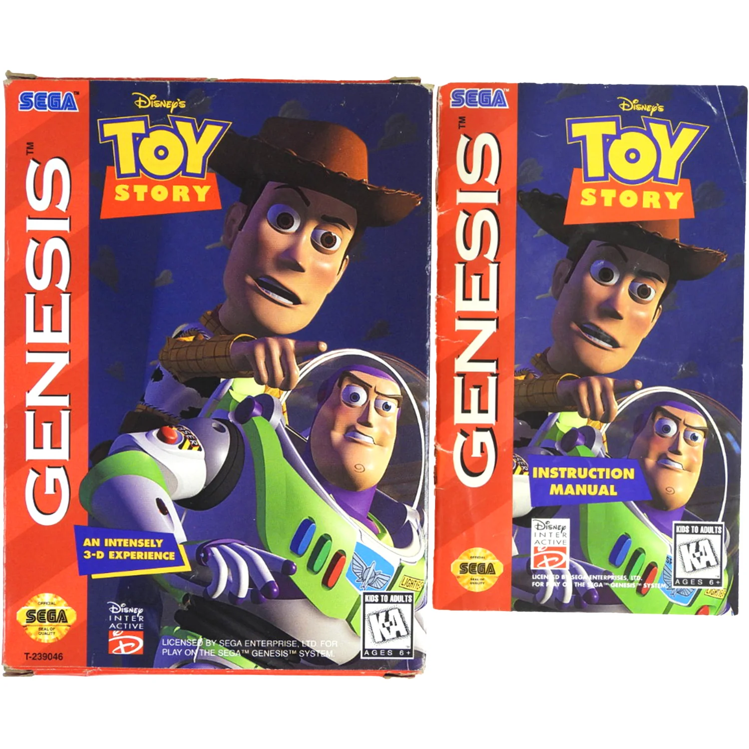 Toy Story [Cardboard Box] (Sega Genesis) - Image 2