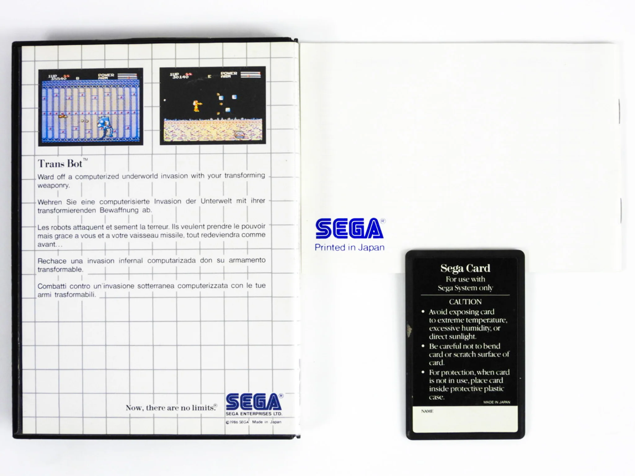 TransBot [Sega Card] [PAL] (Sega Master System) - Image 2