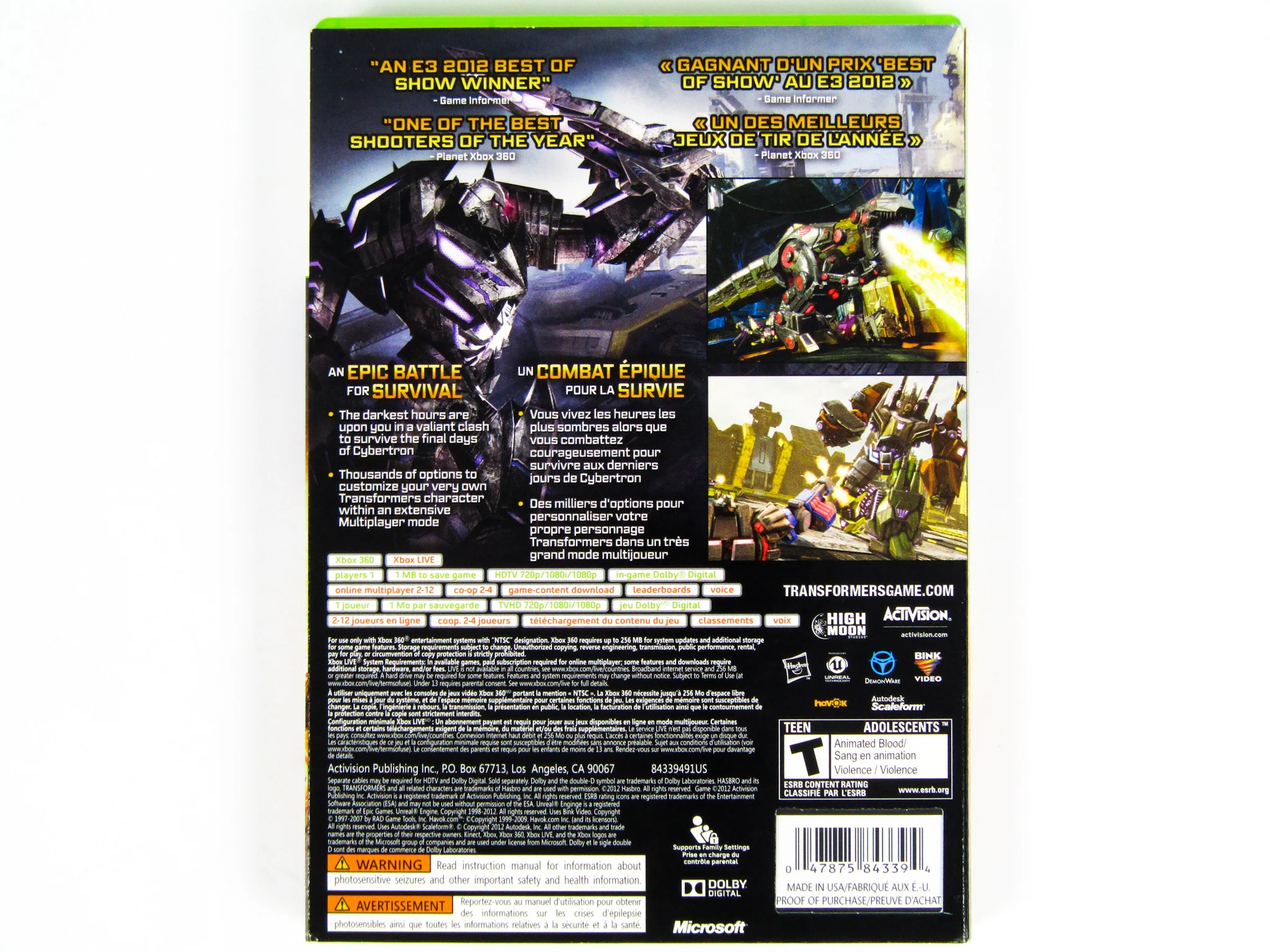 Transformers: Fall Of Cybertron (Xbox 360) - Image 2