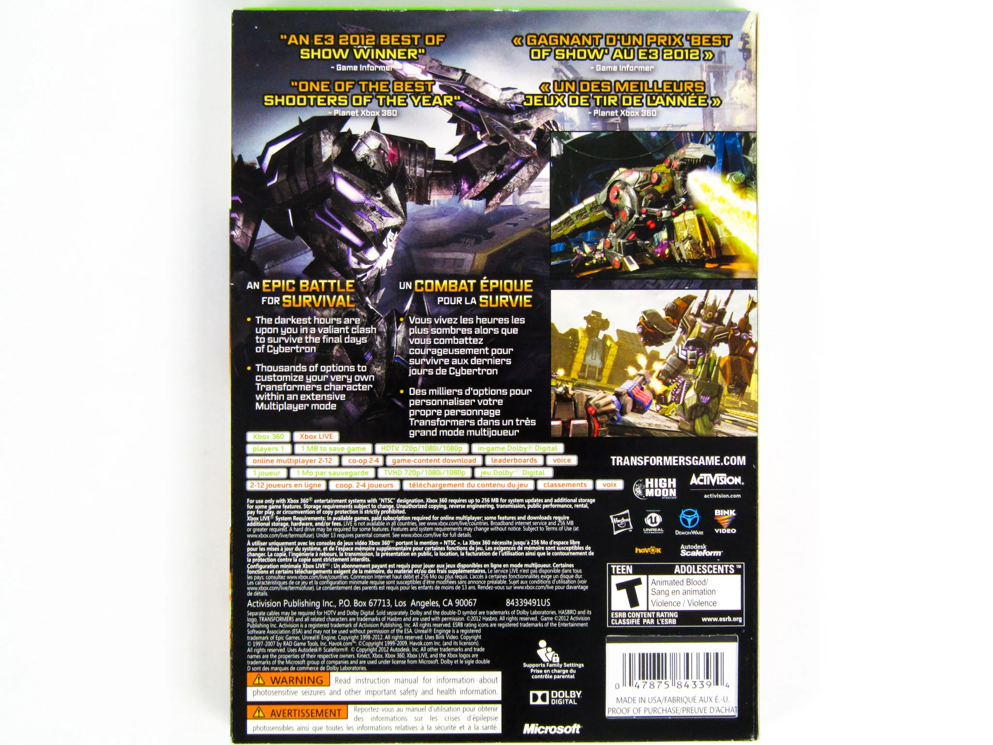 Transformers: Fall Of Cybertron (Xbox 360) - Image 5