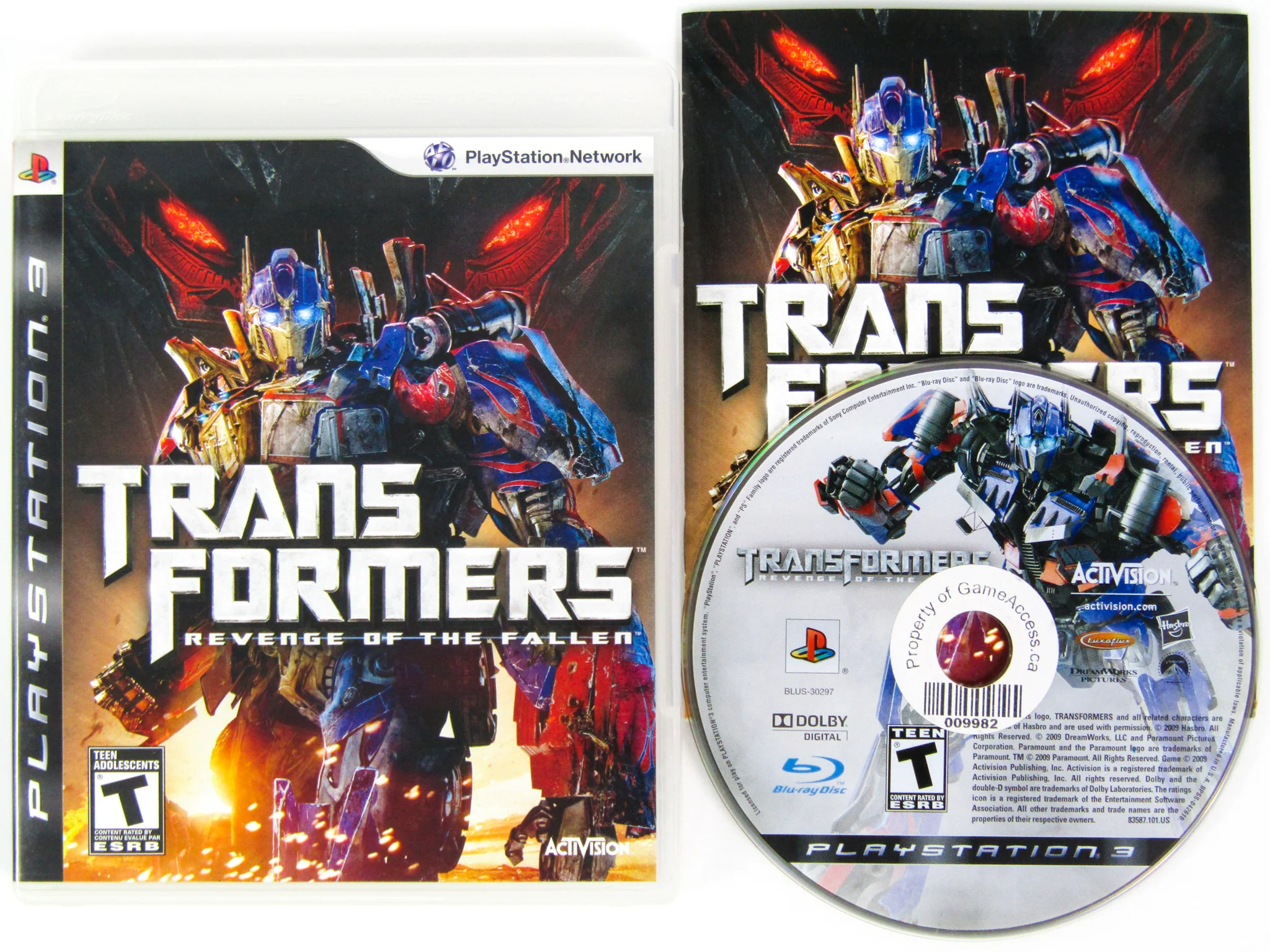 Transformers: Revenge Of The Fallen (PlayStation 3 / PS3) - Image 2