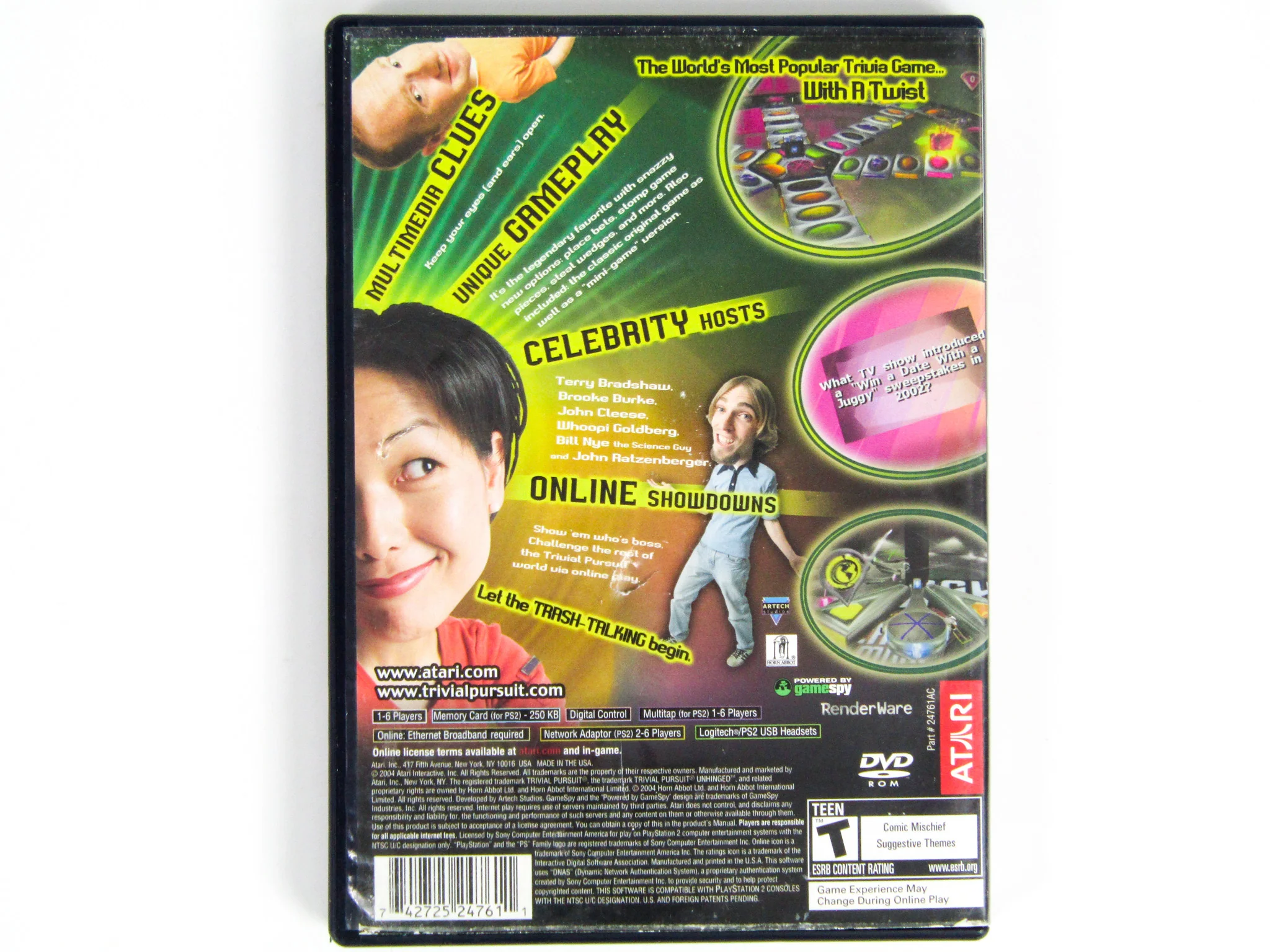 Trivial Pursuit Unhinged (PlayStation 2 / PS2) - Image 4