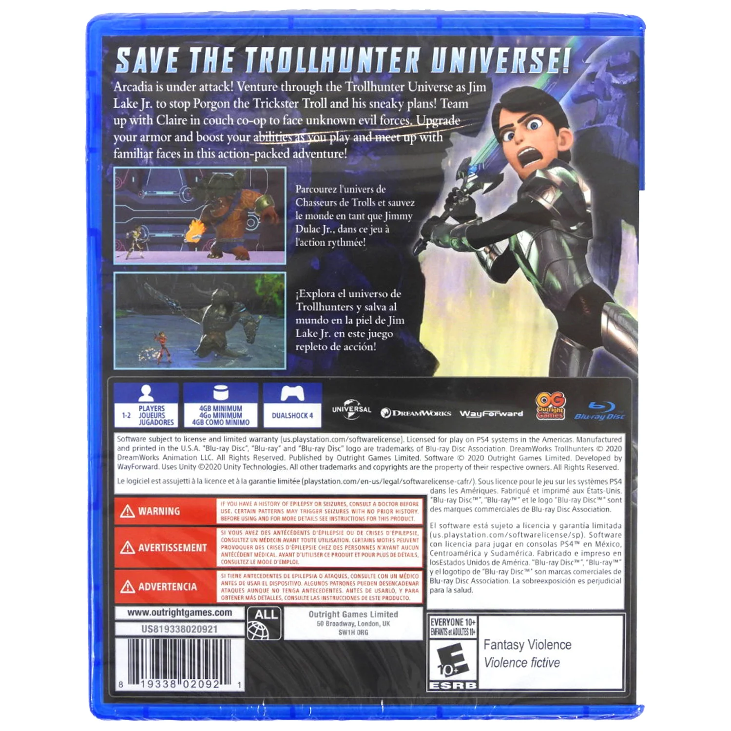 Trollhunters: Defenders of Arcadia (PlayStation 4 / PS4) - Image 2