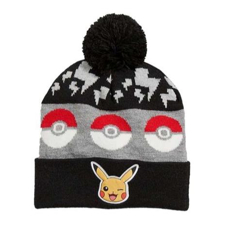 Tuque Pokémon avec emblème Pikachu brodé