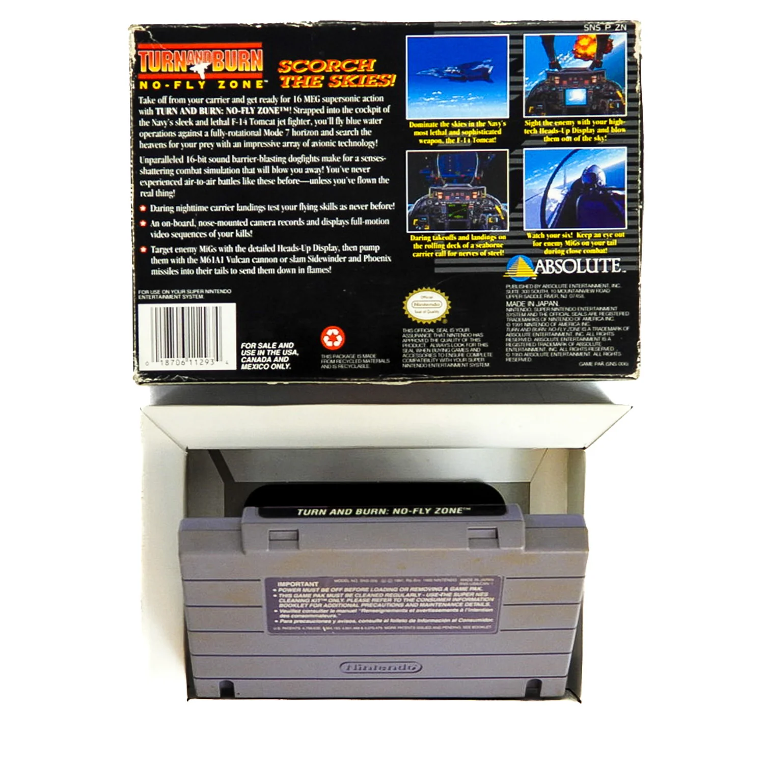 Turn and Burn: No Fly Zone (Super Nintendo / SNES) - Image 4