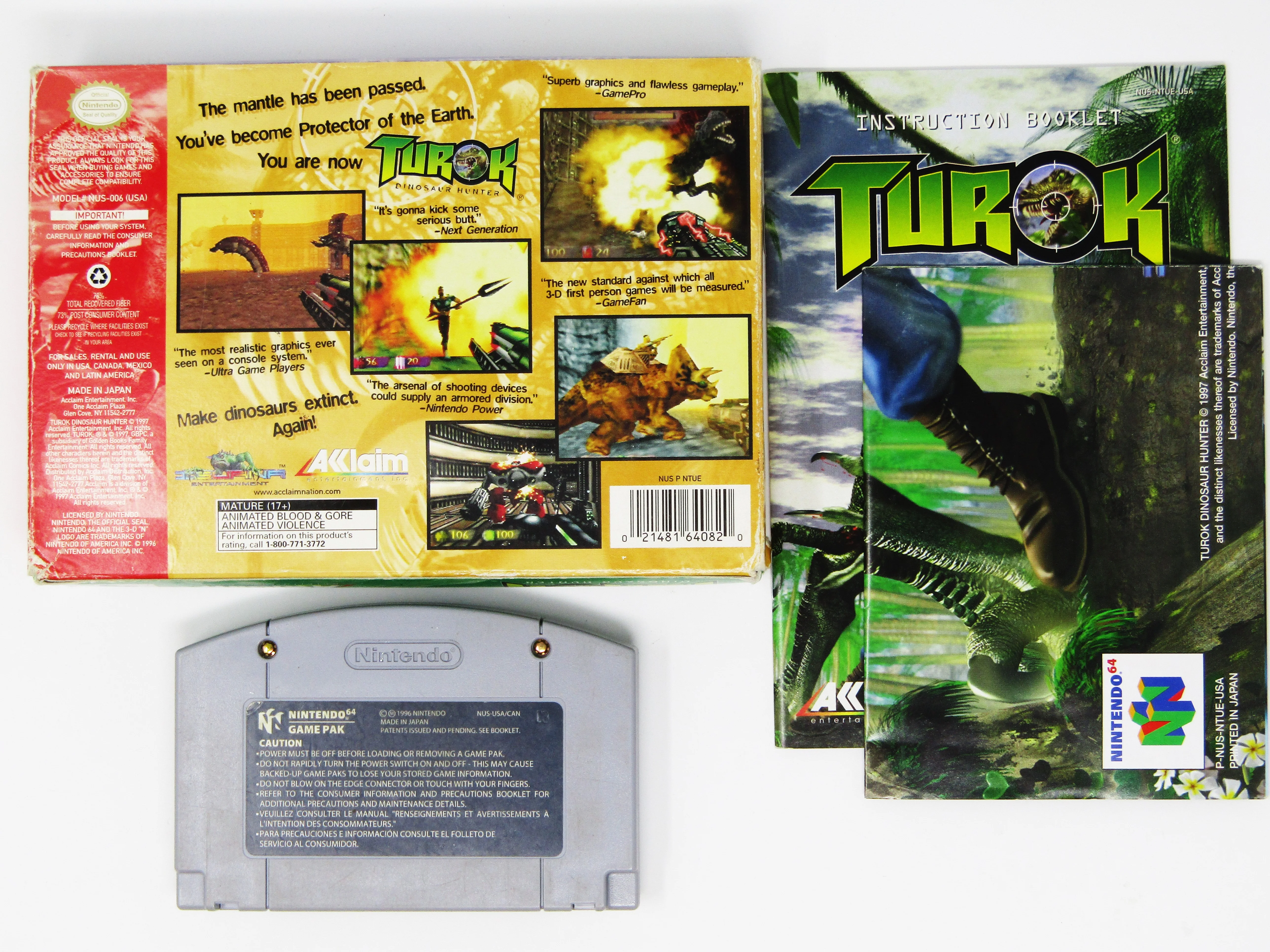 Turok: Dinosaur Hunter (Nintendo 64 / N64) - Image 5