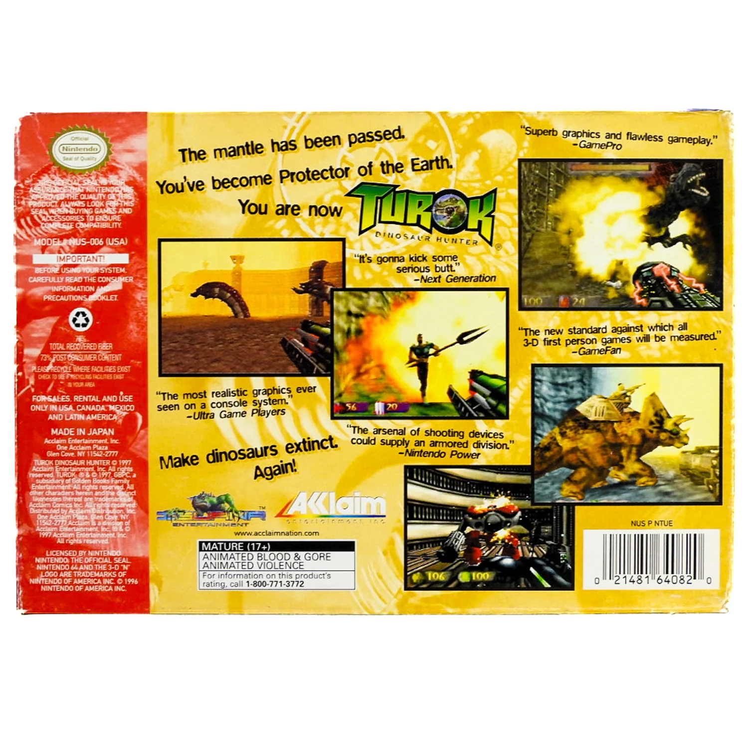 Turok: Dinosaur Hunter (Nintendo 64 / N64) - Image 9