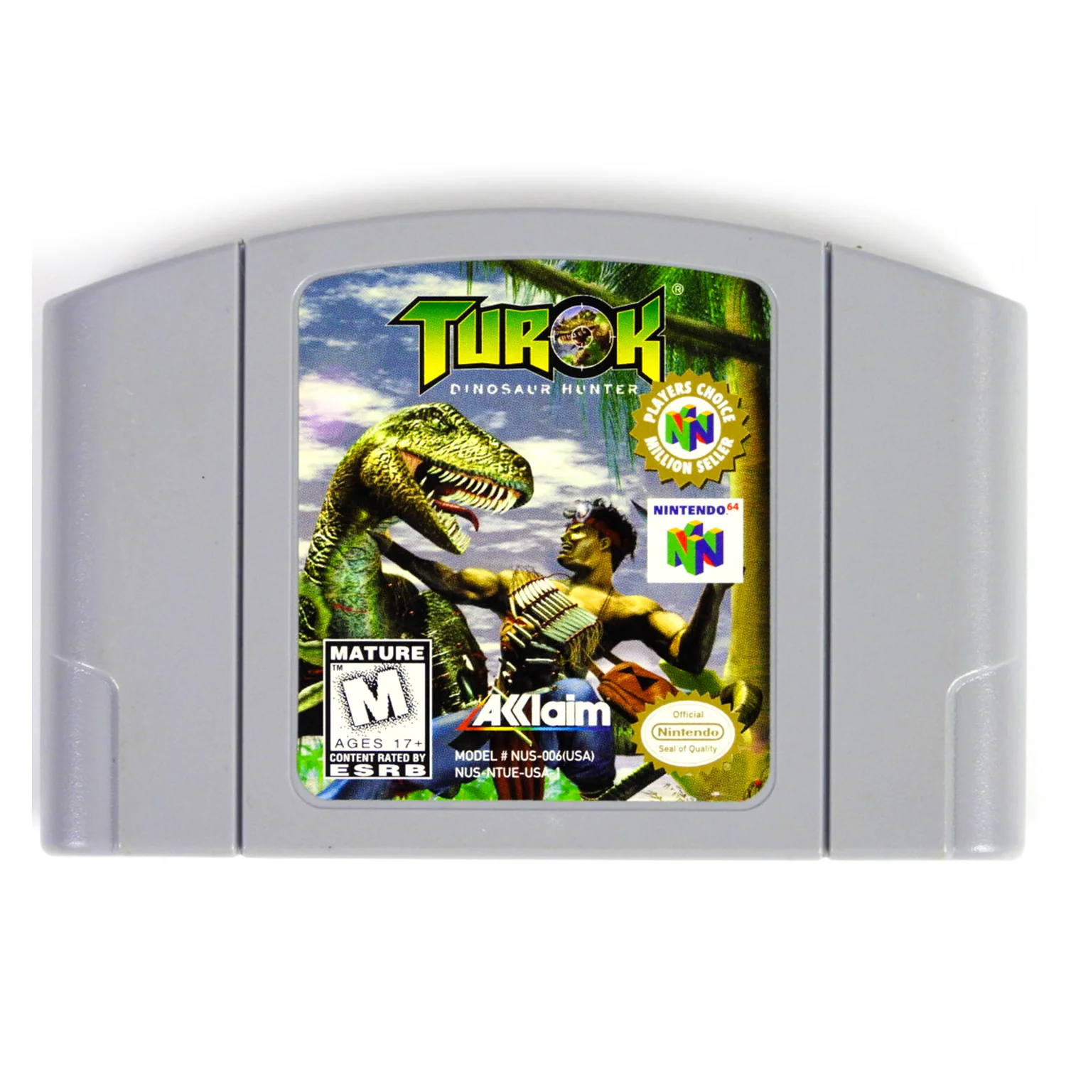 Turok Dinosaur Hunter [Player's Choice] (Nintendo 64 / N64) - Image 2