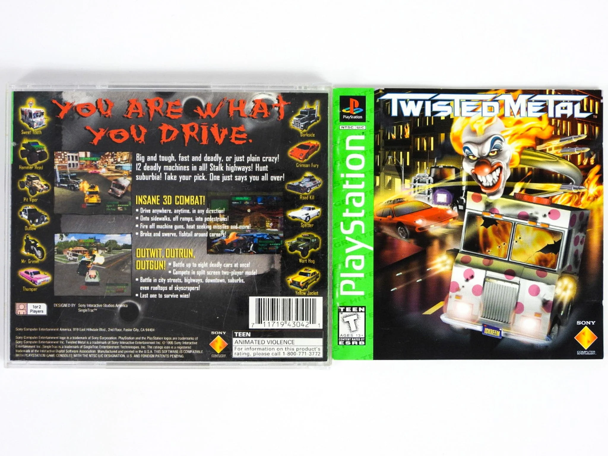 Twisted Metal [Greatest Hits] (PlayStation / PS1) - Image 2