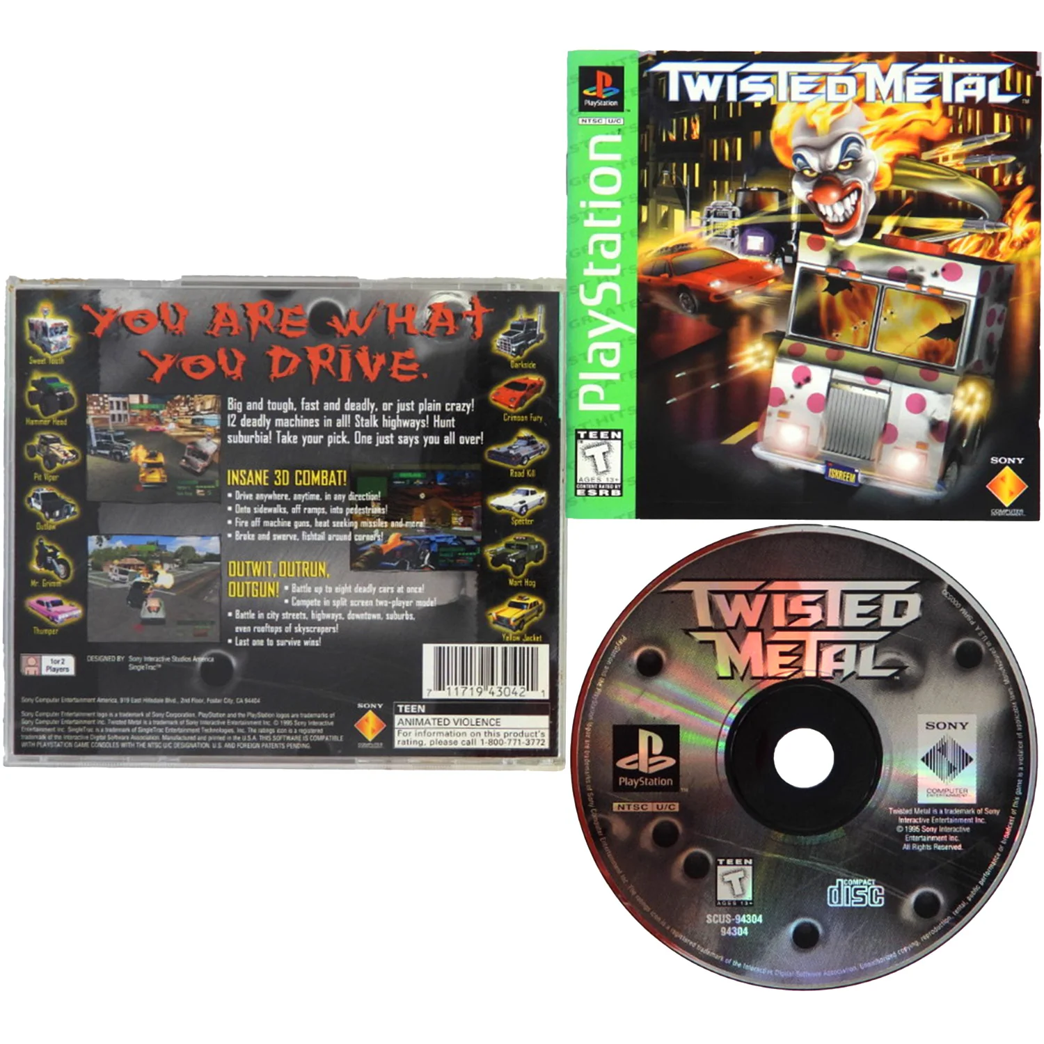 Twisted Metal [Greatest Hits] (PlayStation / PS1) - Image 4