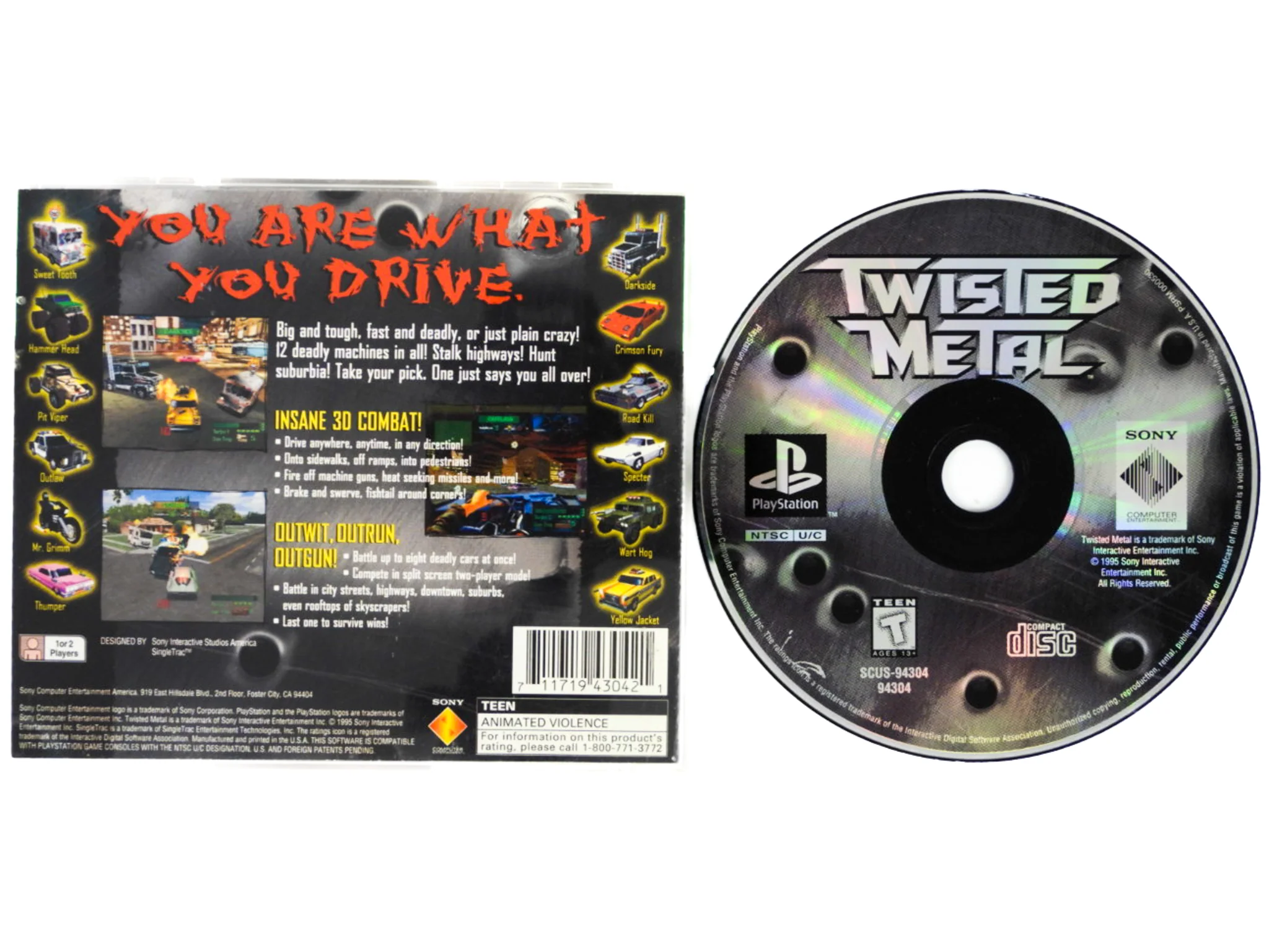 Twisted Metal [Greatest Hits] (PlayStation / PS1) - Image 7