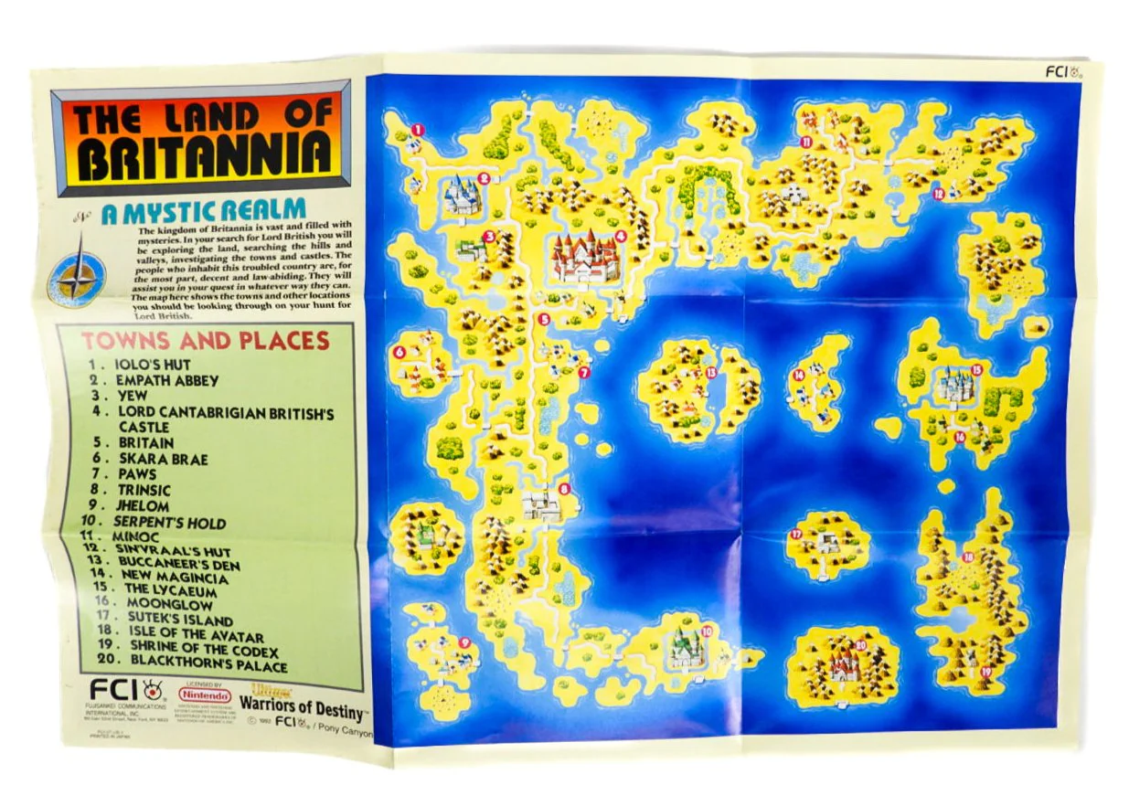Ultima Warriors Of Destiny (Nintendo / NES) - Image 3