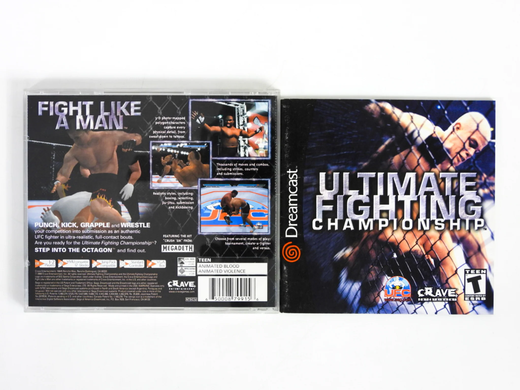 Ultimate Fighting Championship (Sega Dreamcast) - Image 2