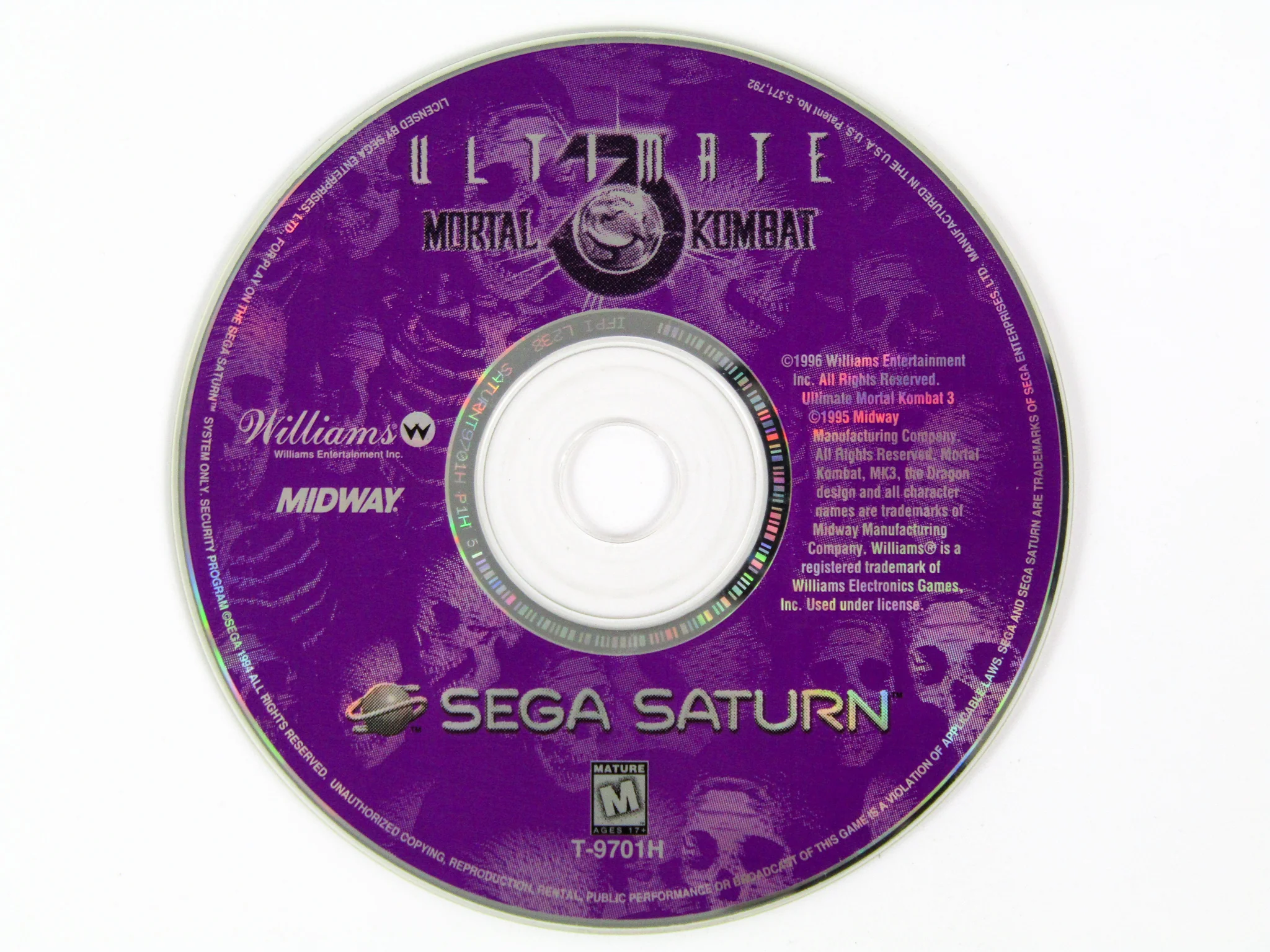 Ultimate Mortal Kombat 3 (Sega Saturn)