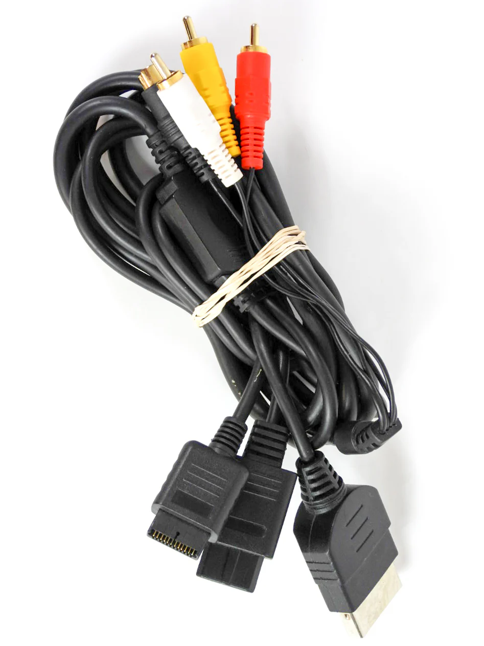 S-Video & AV Cable [Unofficial] (PS1 / PS2 / PS3 / SNES / N64 / GameCube / Xbox)