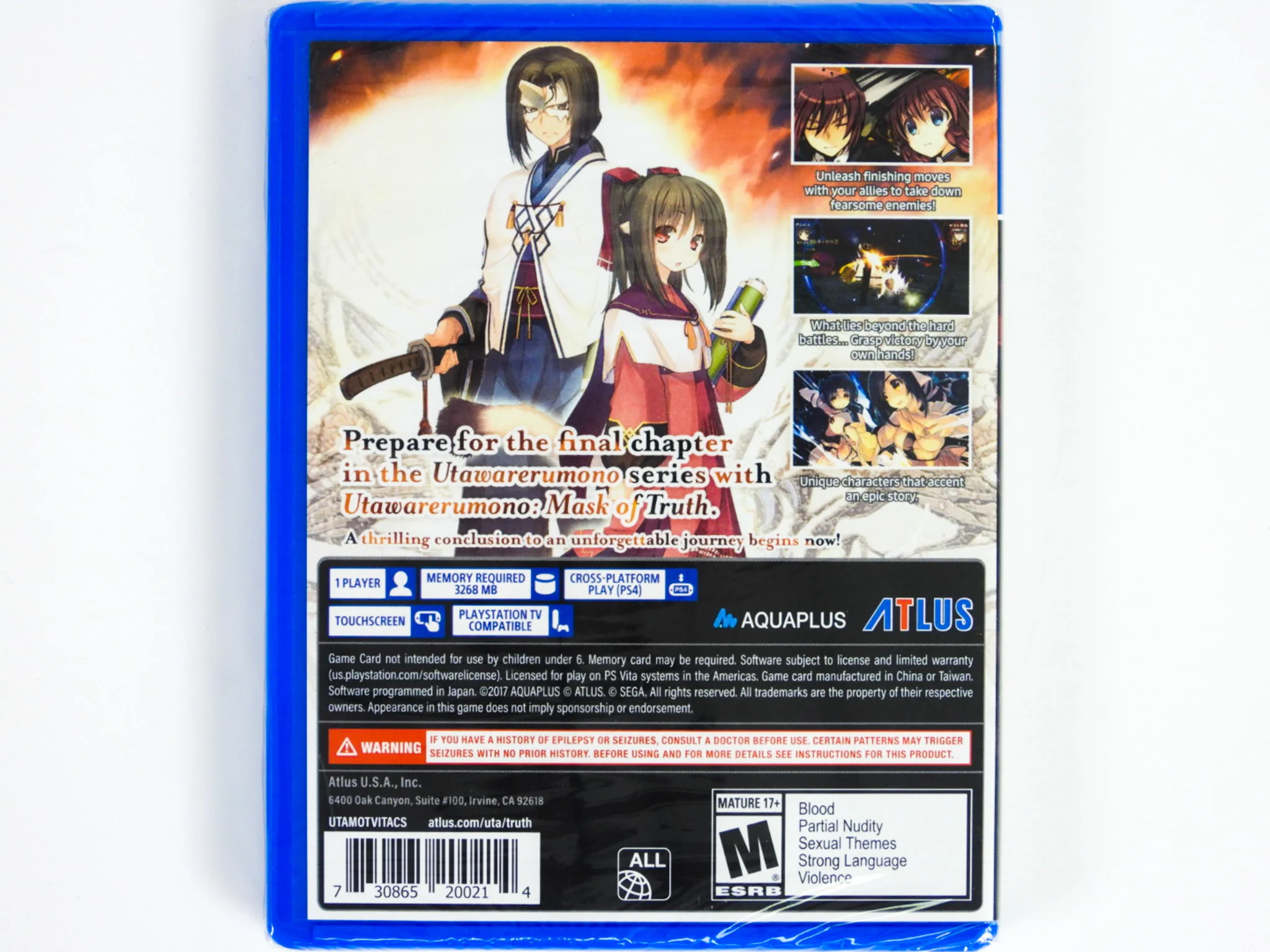 Utawarerumono: Mask Of Truth (PlayStation Vita / PS Vita) - Image 2
