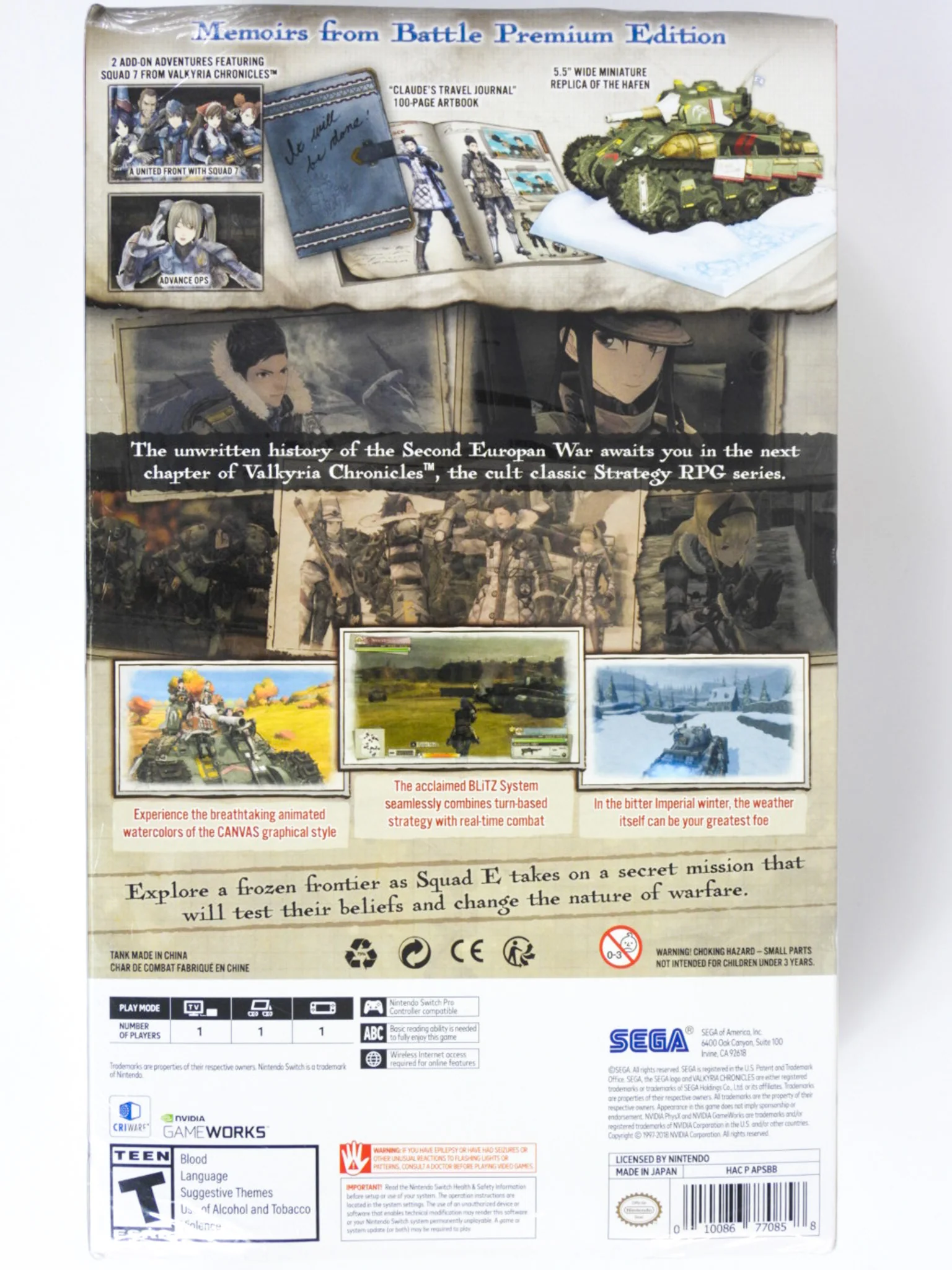 Valkyria Chronicles 4 [Memoirs From Battle Premium Edition] (Nintendo Switch) - Image 2