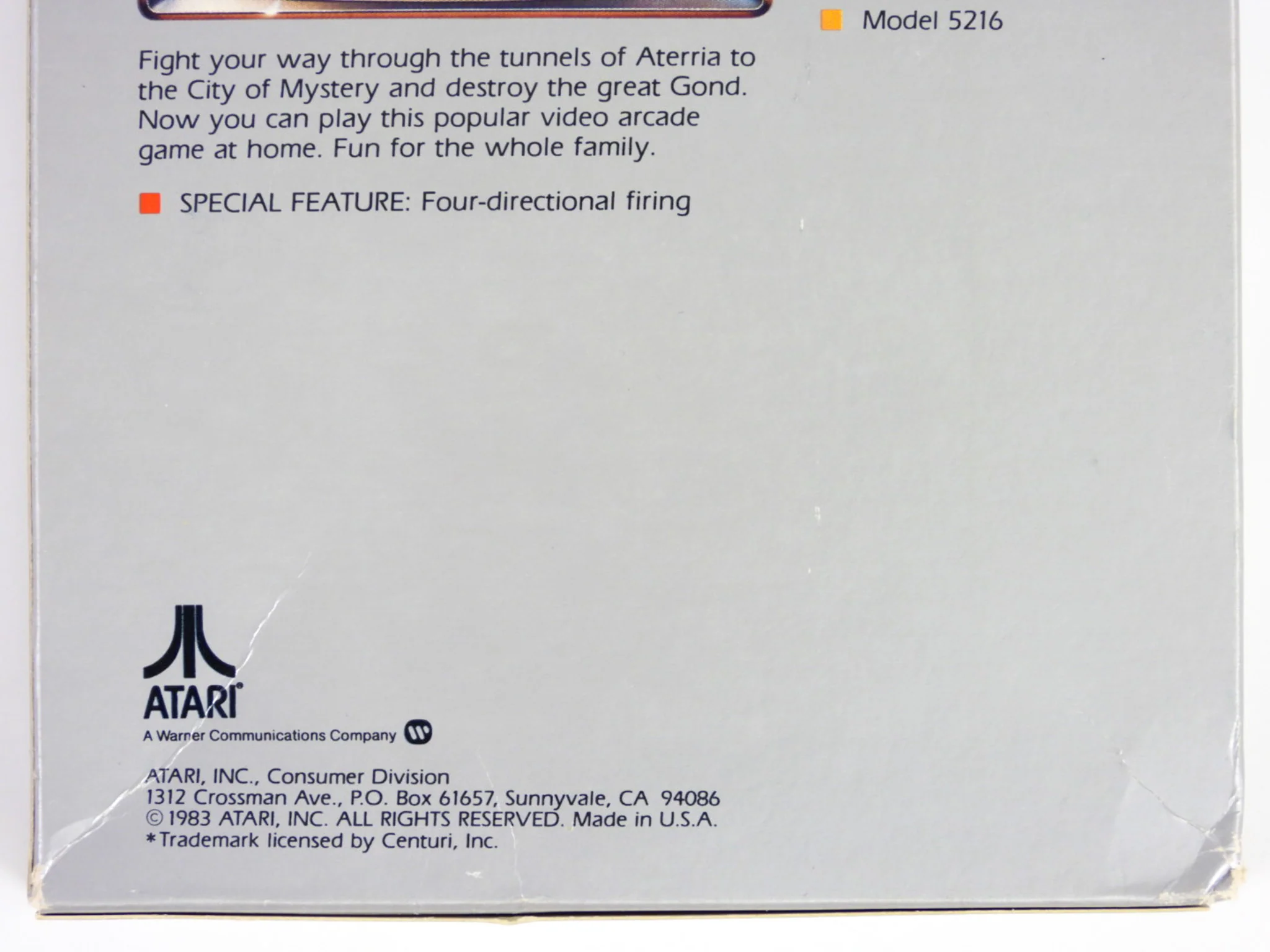 Vanguard (Atari 5200) - Image 3