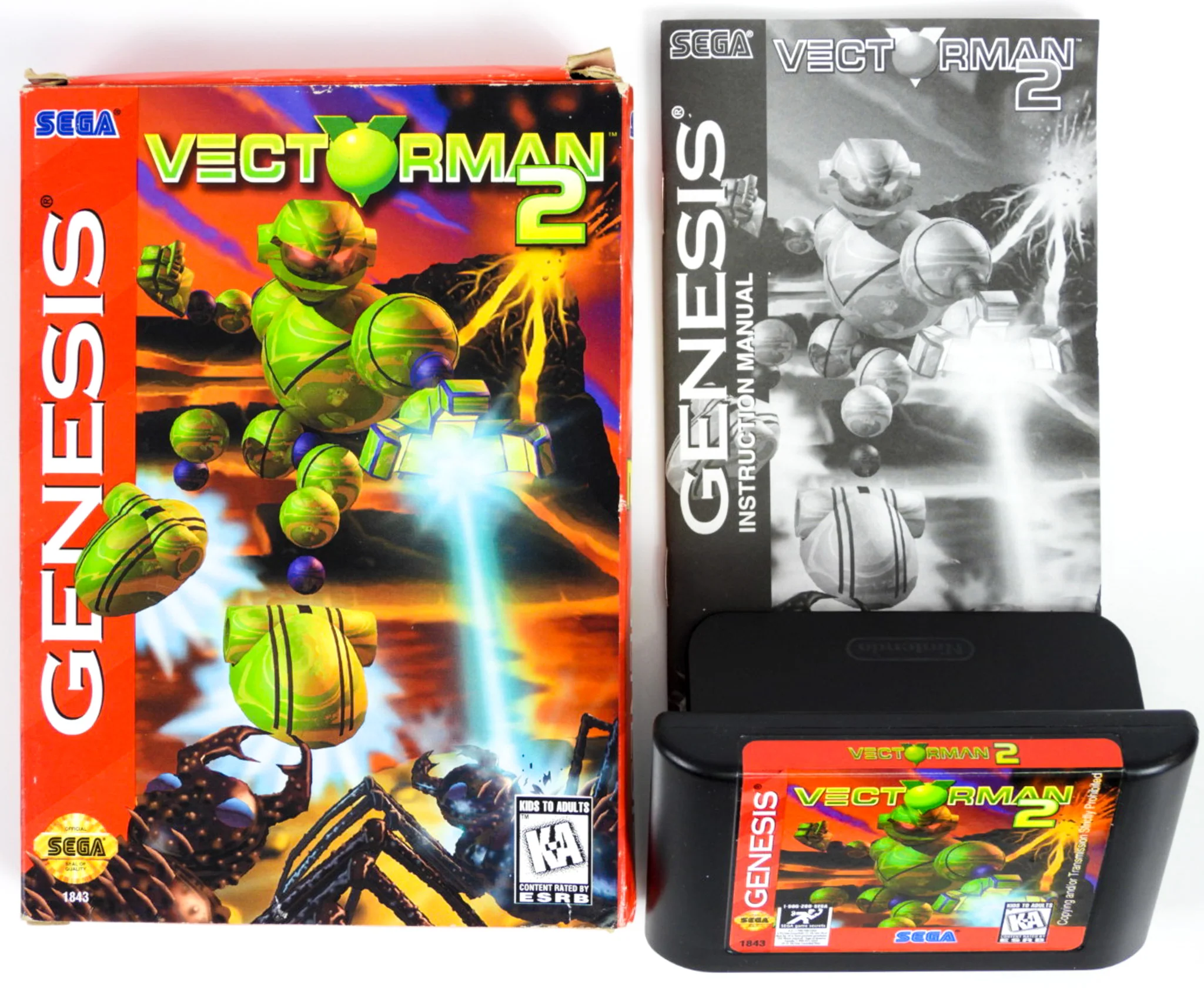 Vectorman 2 [Cardboard Box] (Sega Genesis) - Image 2