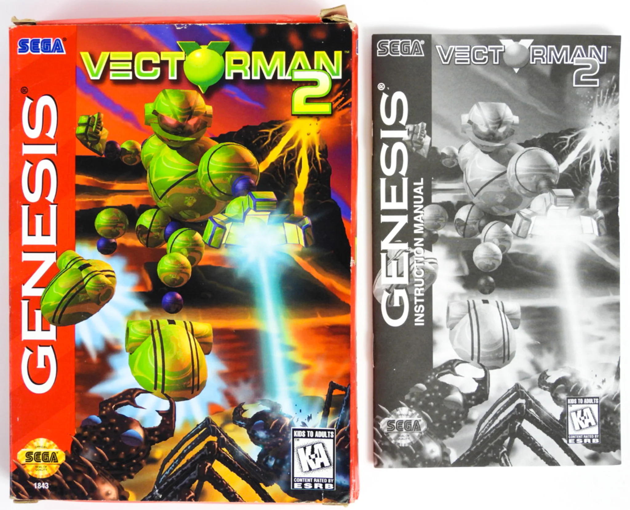 Vectorman 2 [Cardboard Box] (Sega Genesis) - Image 3