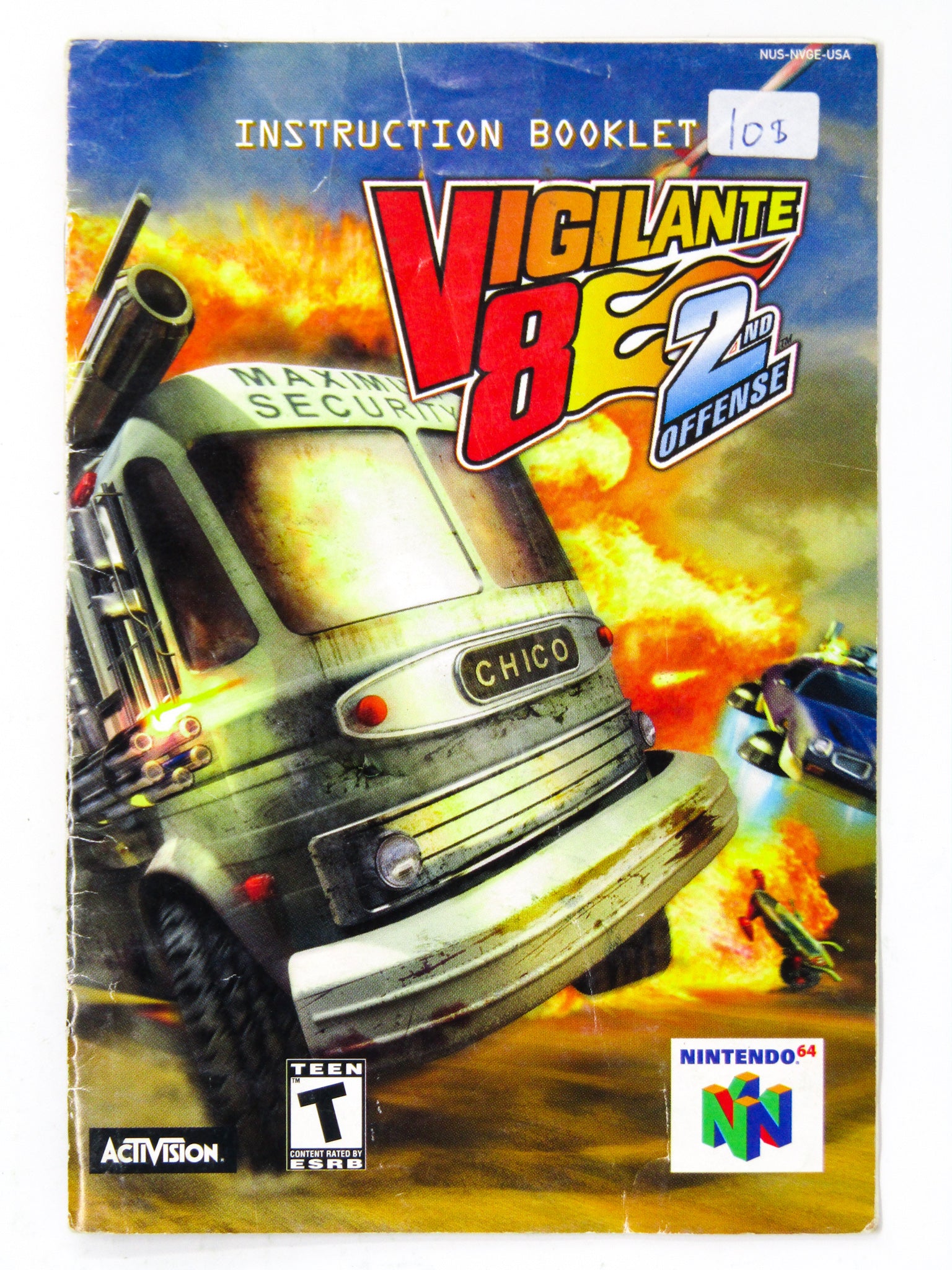 Vigilante 8 2nd Offense [Manual] (Nintendo 64 / N64) - Image 3