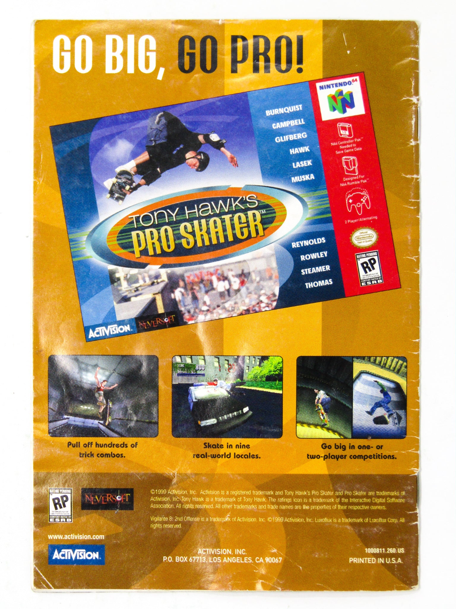 Vigilante 8 2nd Offense [Manual] (Nintendo 64 / N64) - Image 4