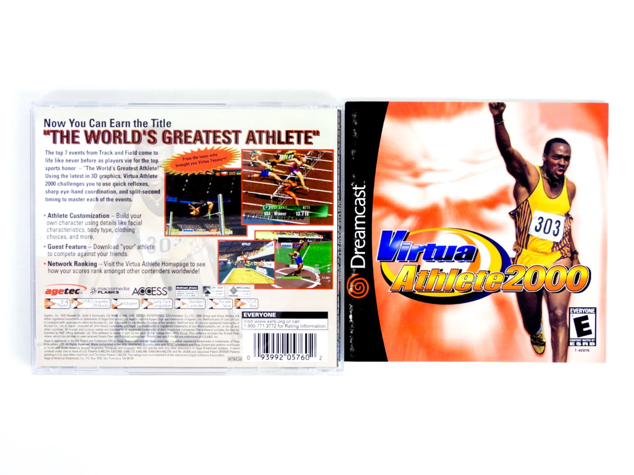 Virtua Athlete 2000 (Sega Dreamcast) - Image 2
