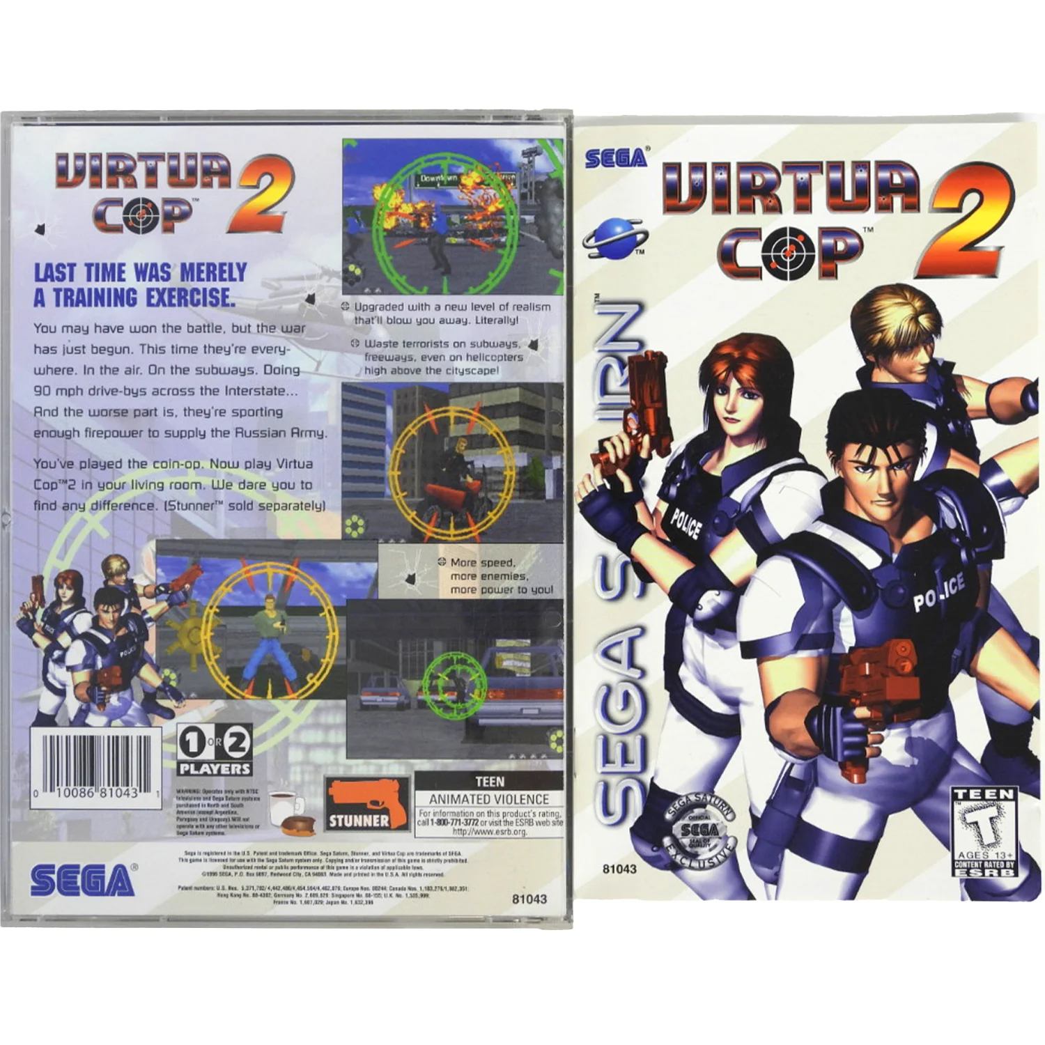 Virtua Cop 2 (Sega Saturn) - Image 2