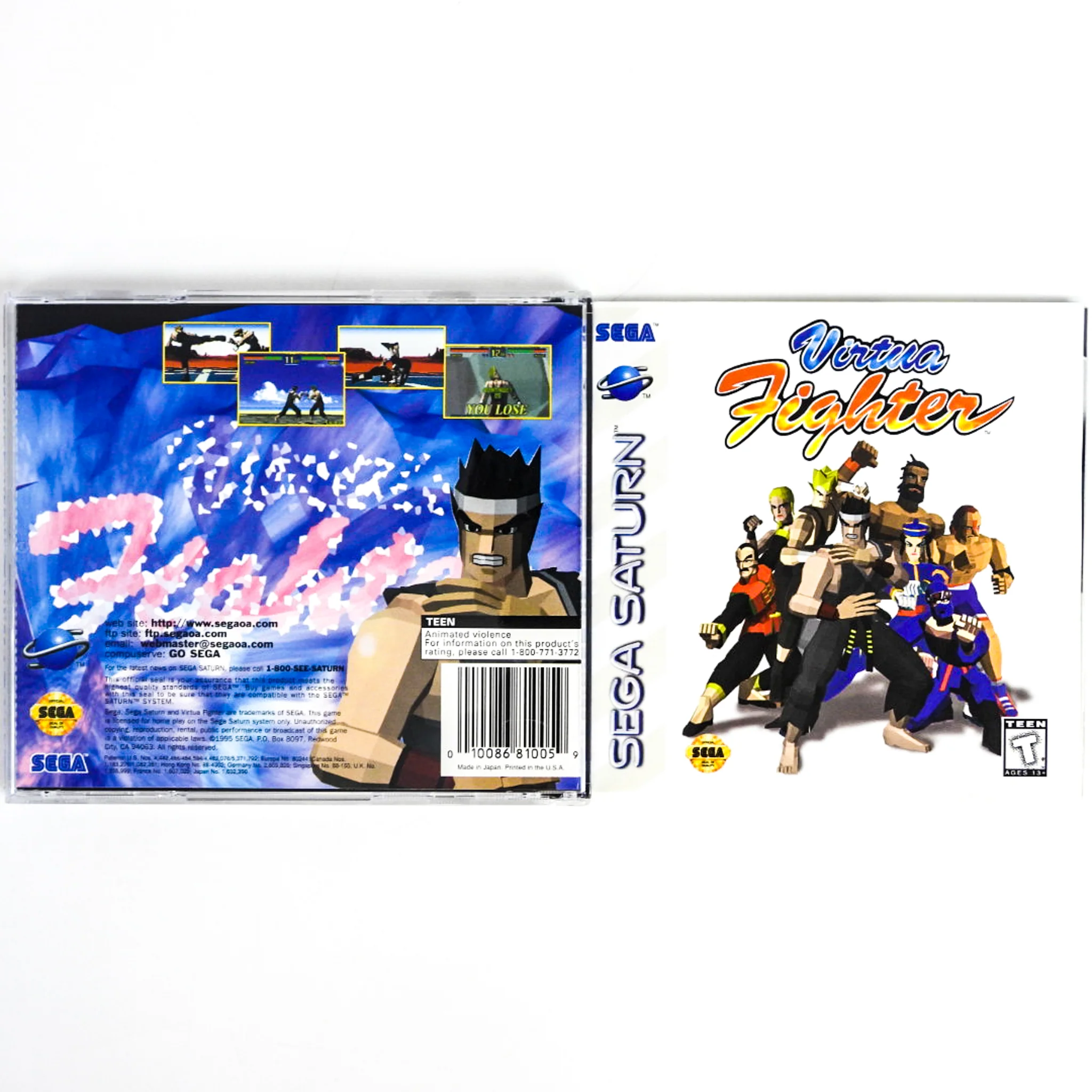 Virtua Fighter [Not For Resale] (Sega Saturn) - Image 2