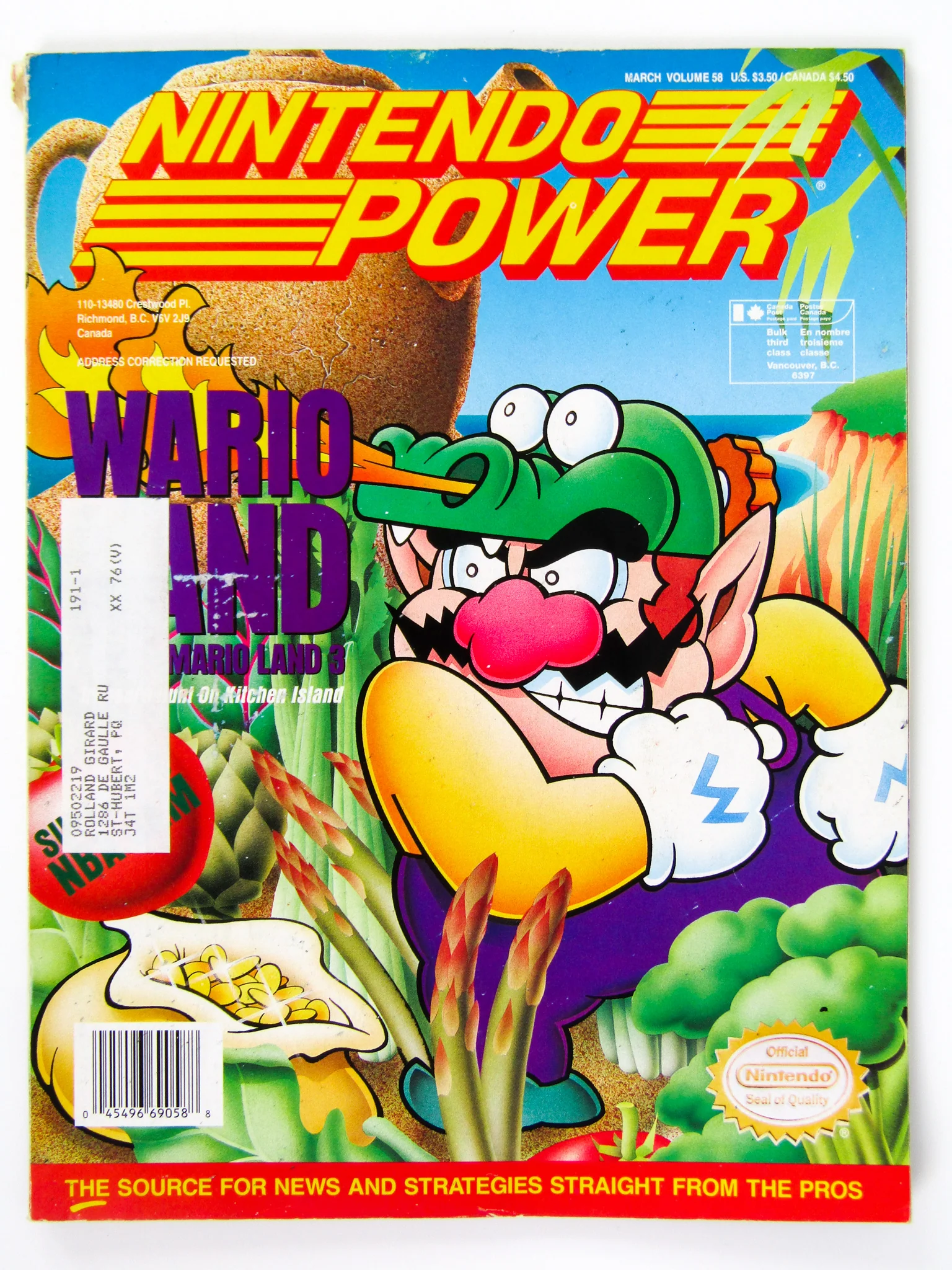 Wario Land [Volume 58] [Nintendo Power] (Magazines) - Image 4