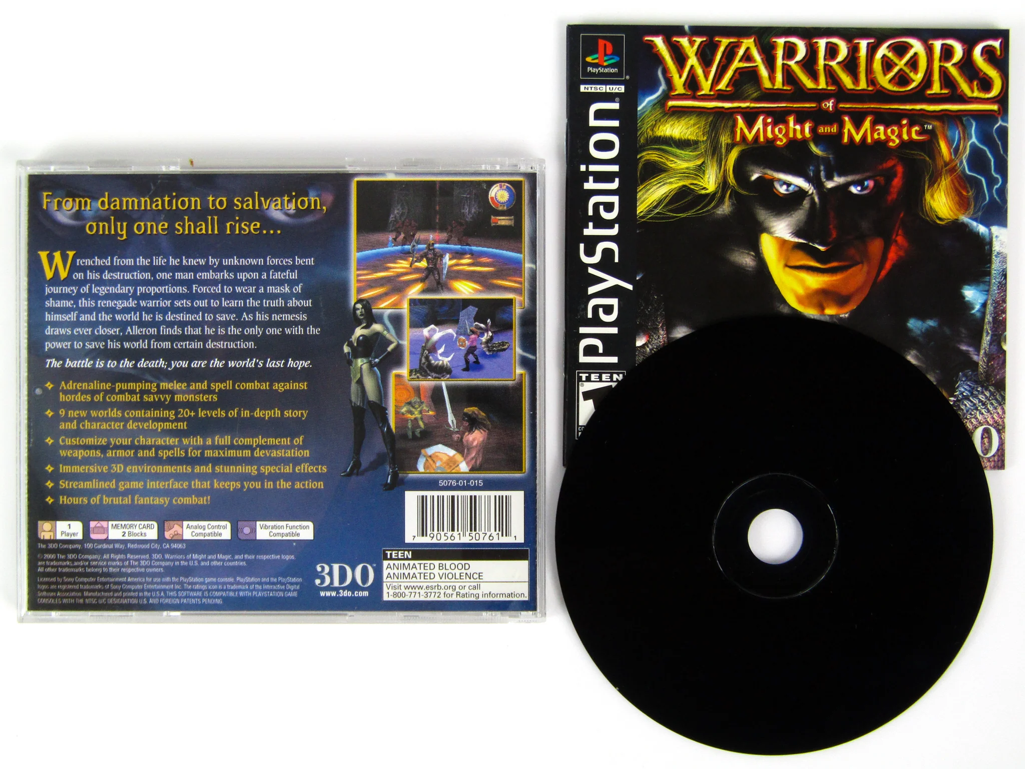 Warriors of Might and Magic (PlayStation / PS1)