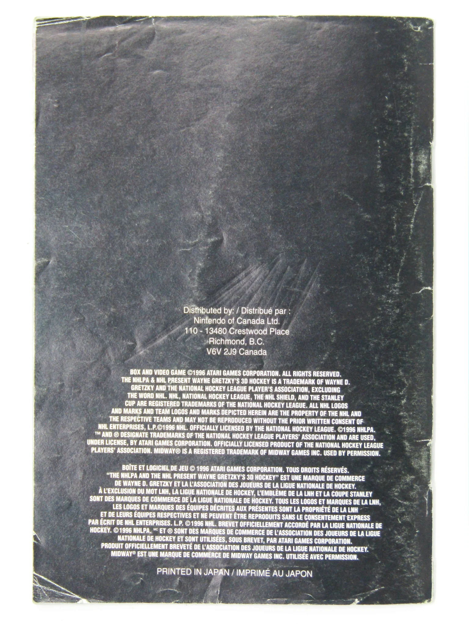 Wayne Gretzky's 3D Hockey [Manual] (Nintendo 64 / N64) - Image 2