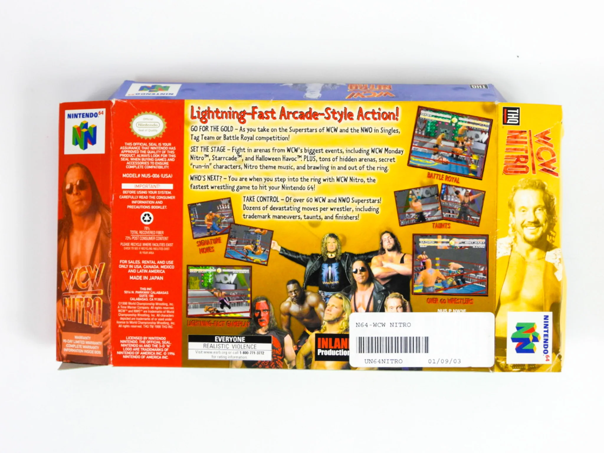 WCW Nitro [Box] (Nintendo 64 / N64) - Image 2