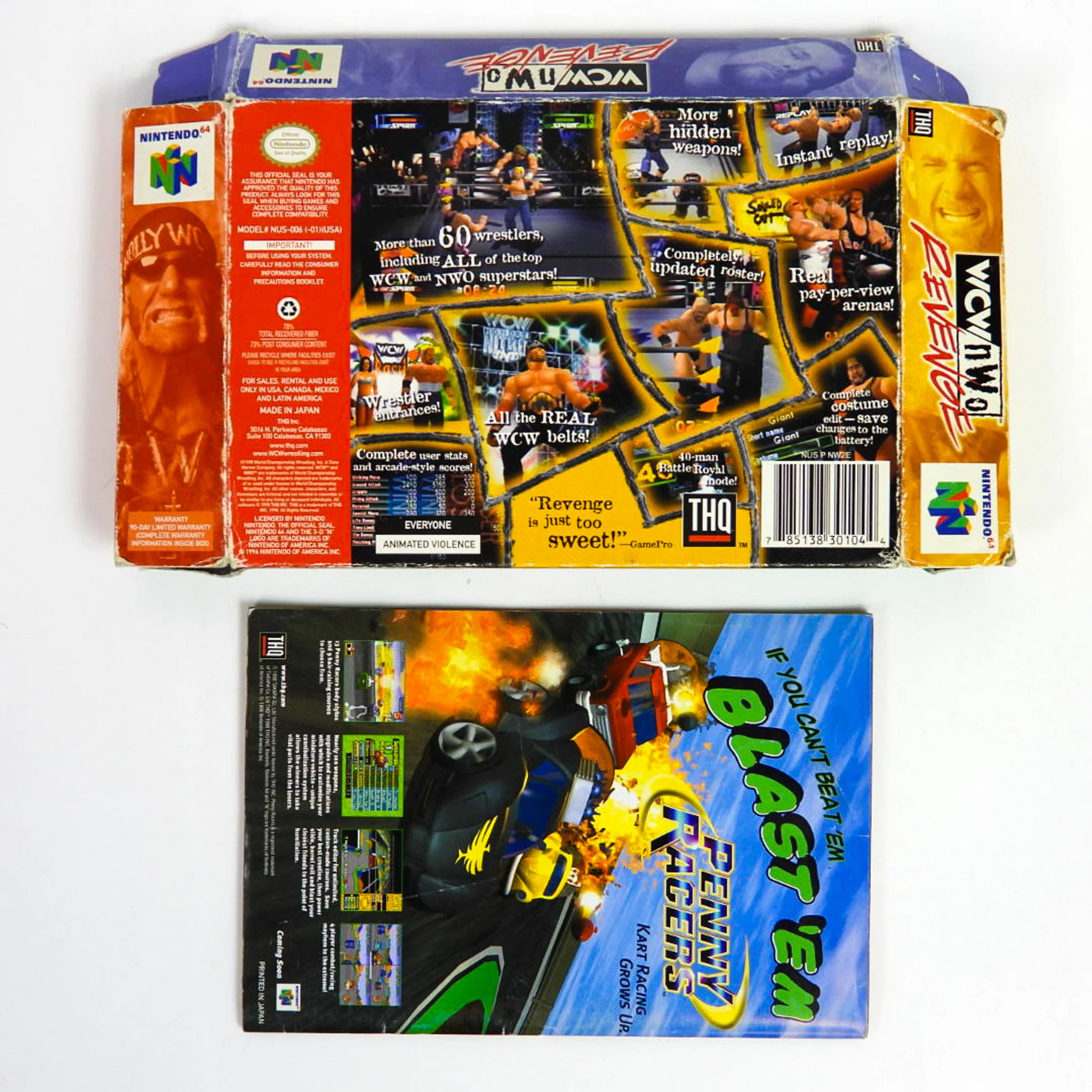 WCW vs NWO Revenge [Box] (Nintendo 64 / N64) - Image 2