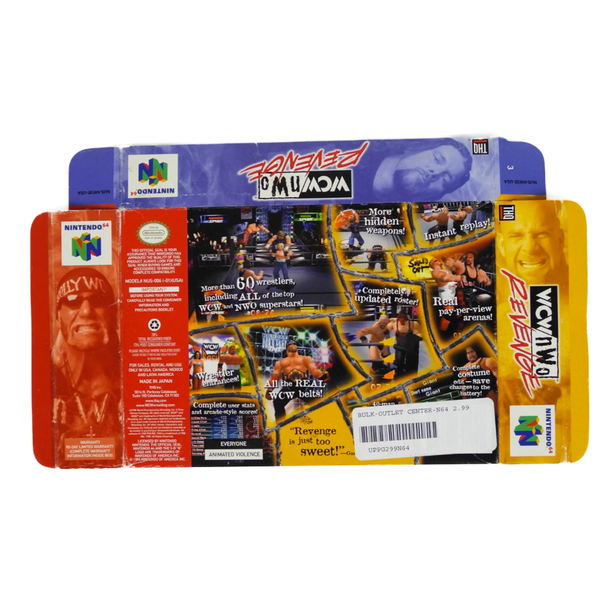 WCW vs NWO Revenge [Box] (Nintendo 64 / N64) - Image 4