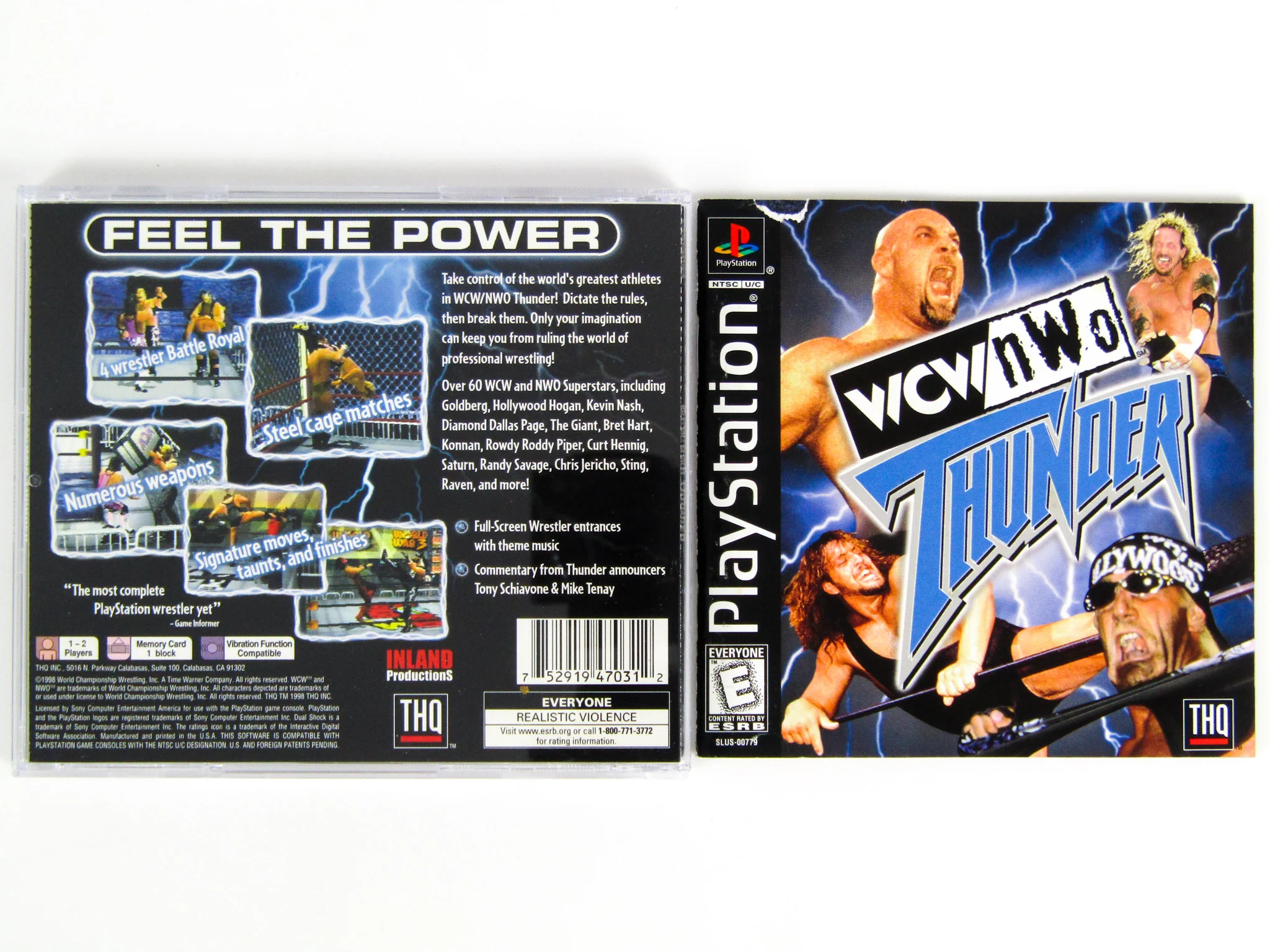 WCW Vs NWO Thunder (PlayStation / PS1) - Image 2