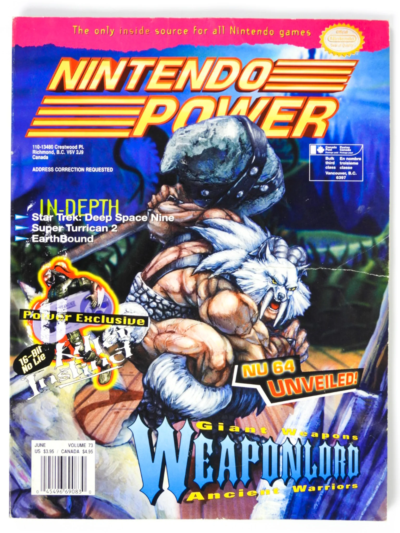 Weaponlord [Volume 73] [Nintendo Power] (Magazines) - Image 5