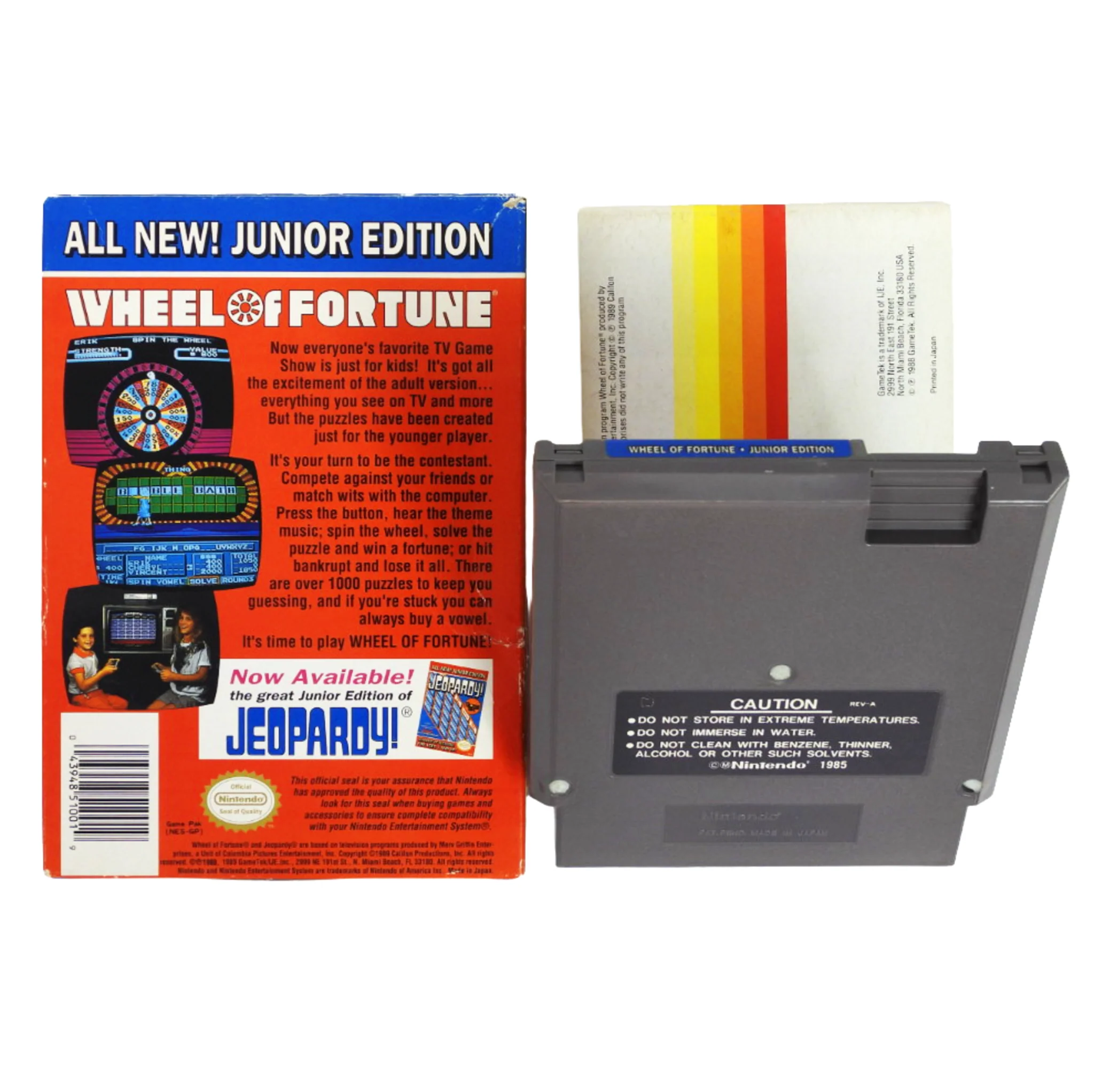 Wheel Of Fortune Junior Edition (Nintendo / NES) - Image 2