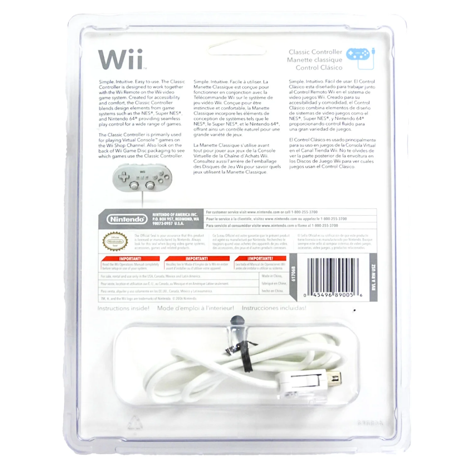 Nintendo Wii Classic Controller - Image 2