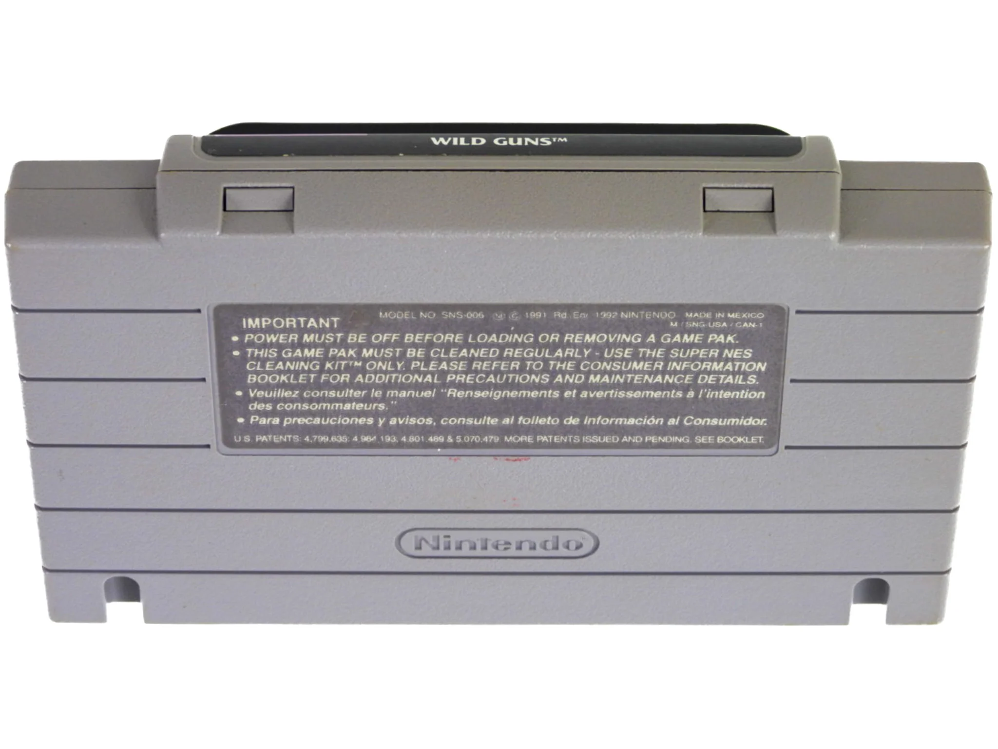 Wild Guns (Super Nintendo / SNES) - Image 2